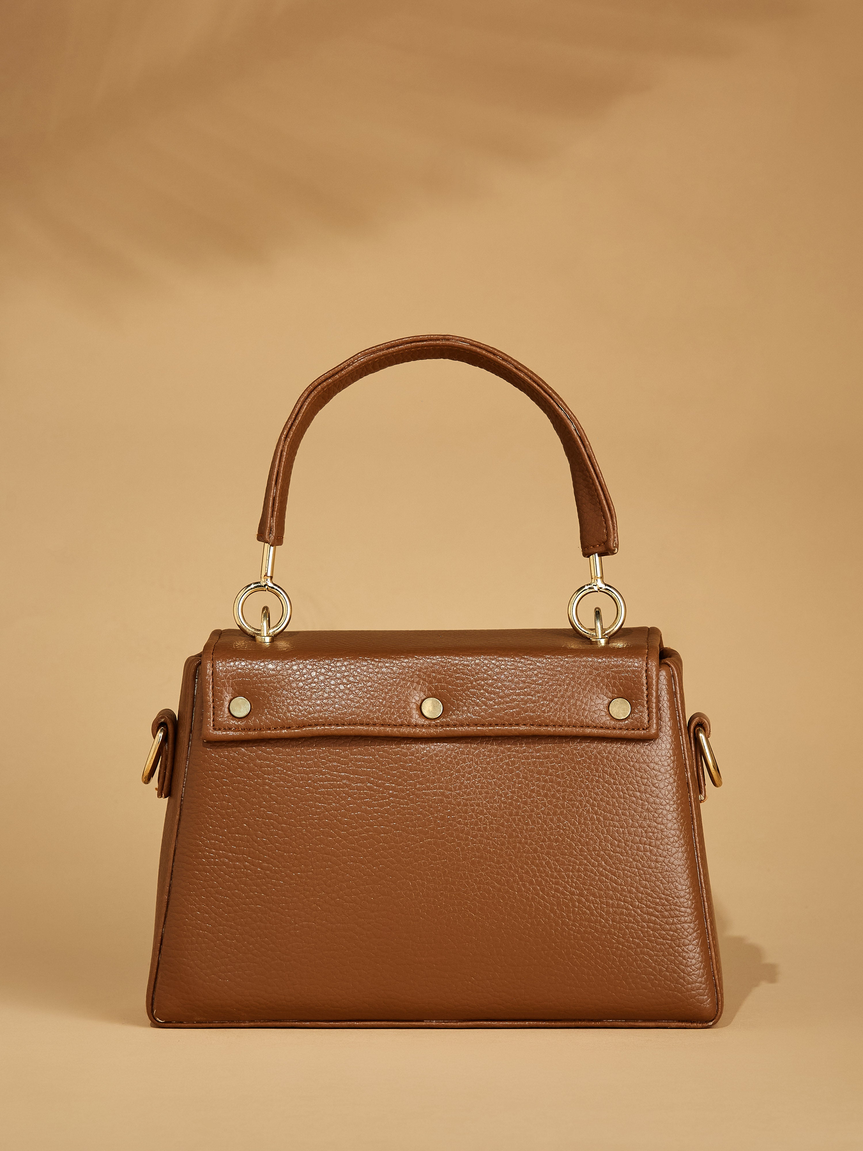 Vegan Leather Tan Women's Handbag