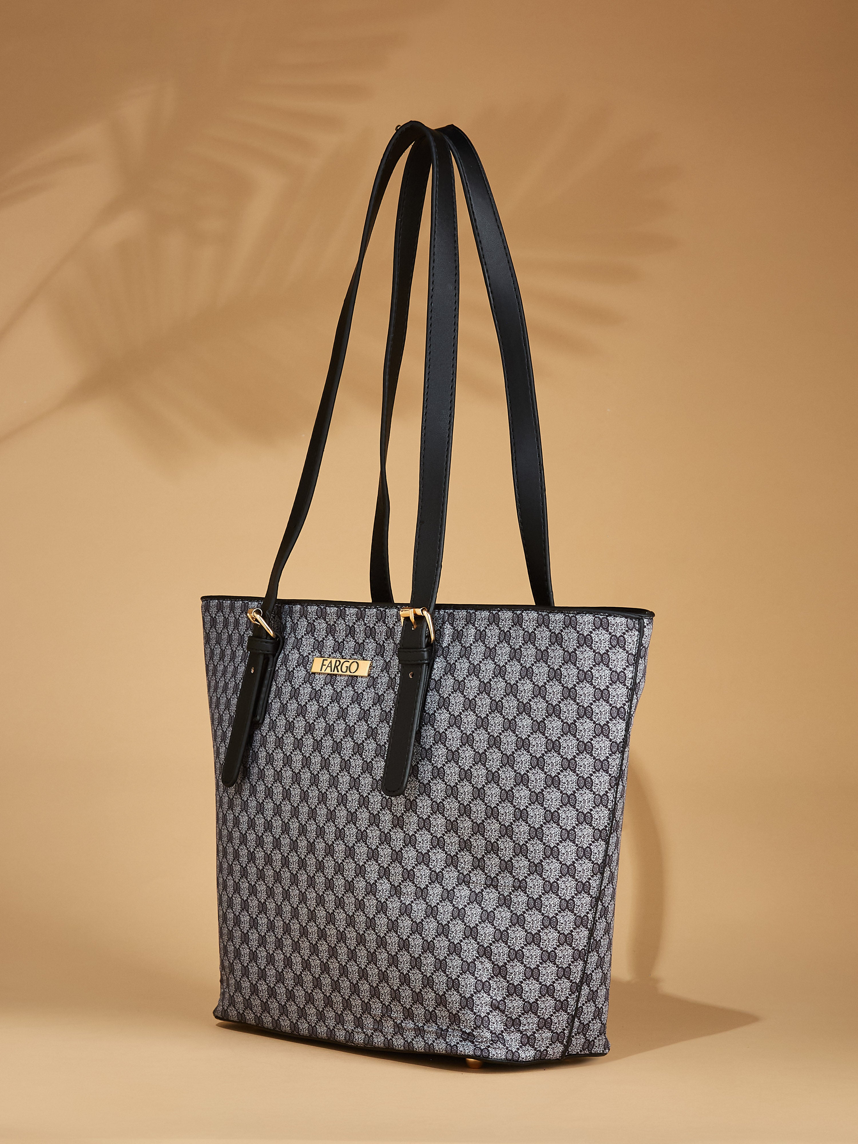 Vegan Leather Black Women's Tote