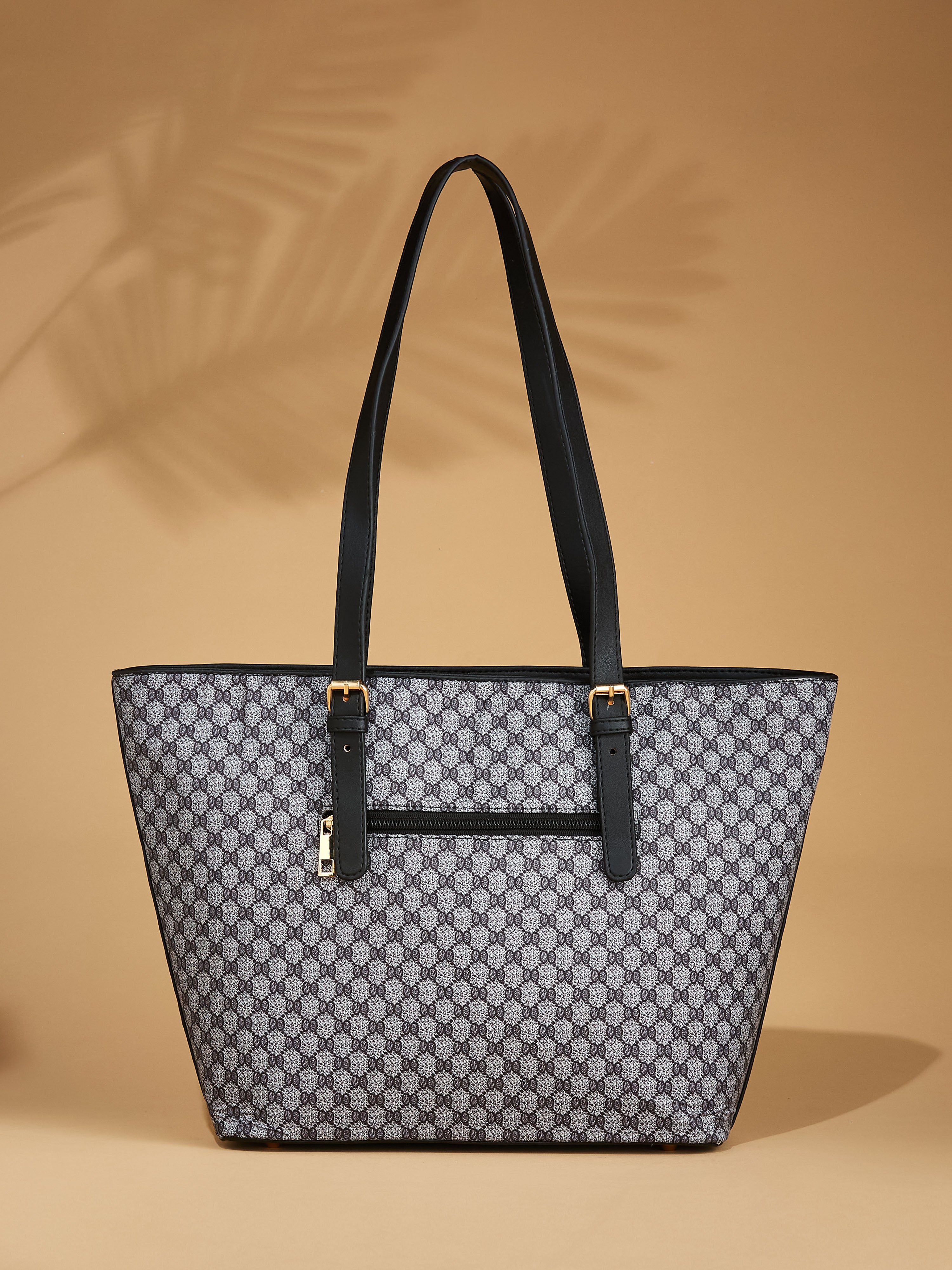 Vegan Leather Black Women's Tote