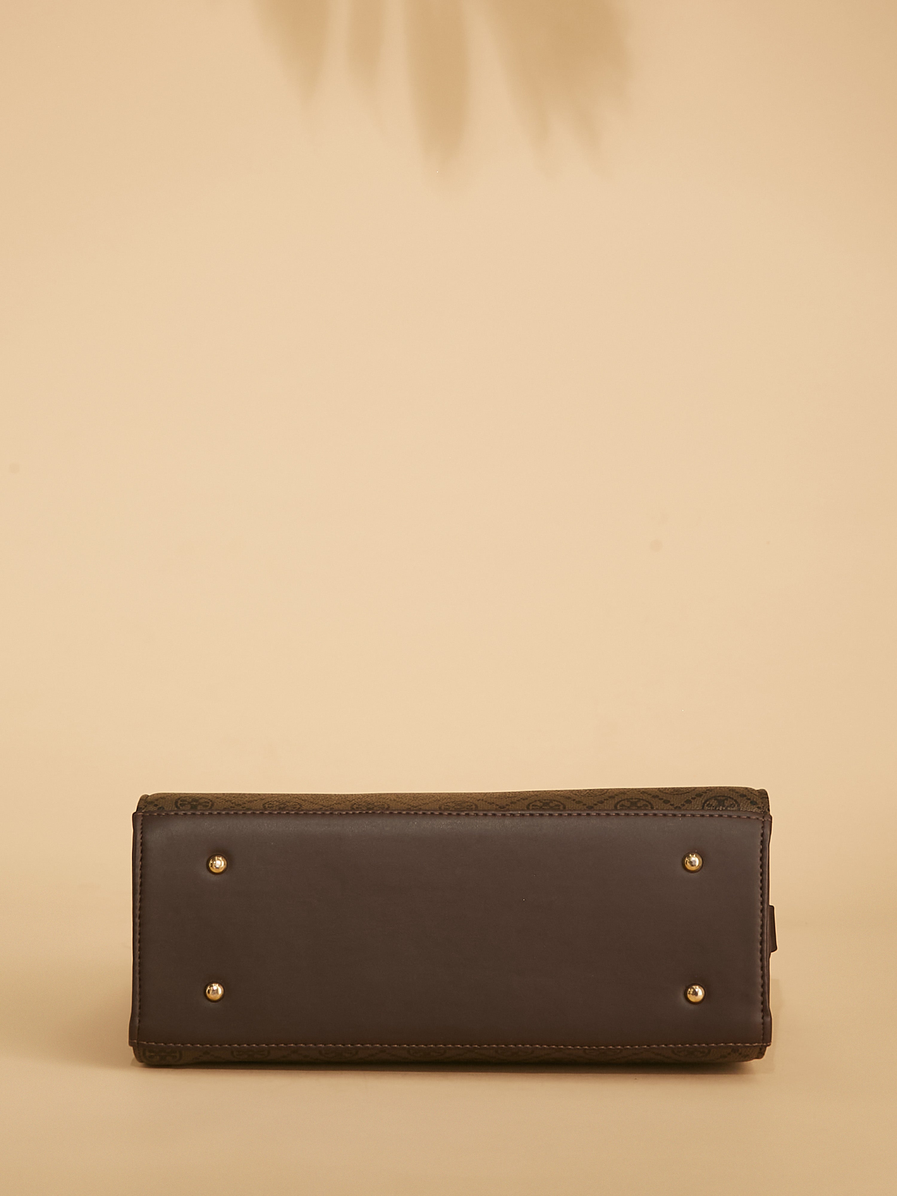 Vegan Leather Brown Women's Handbag