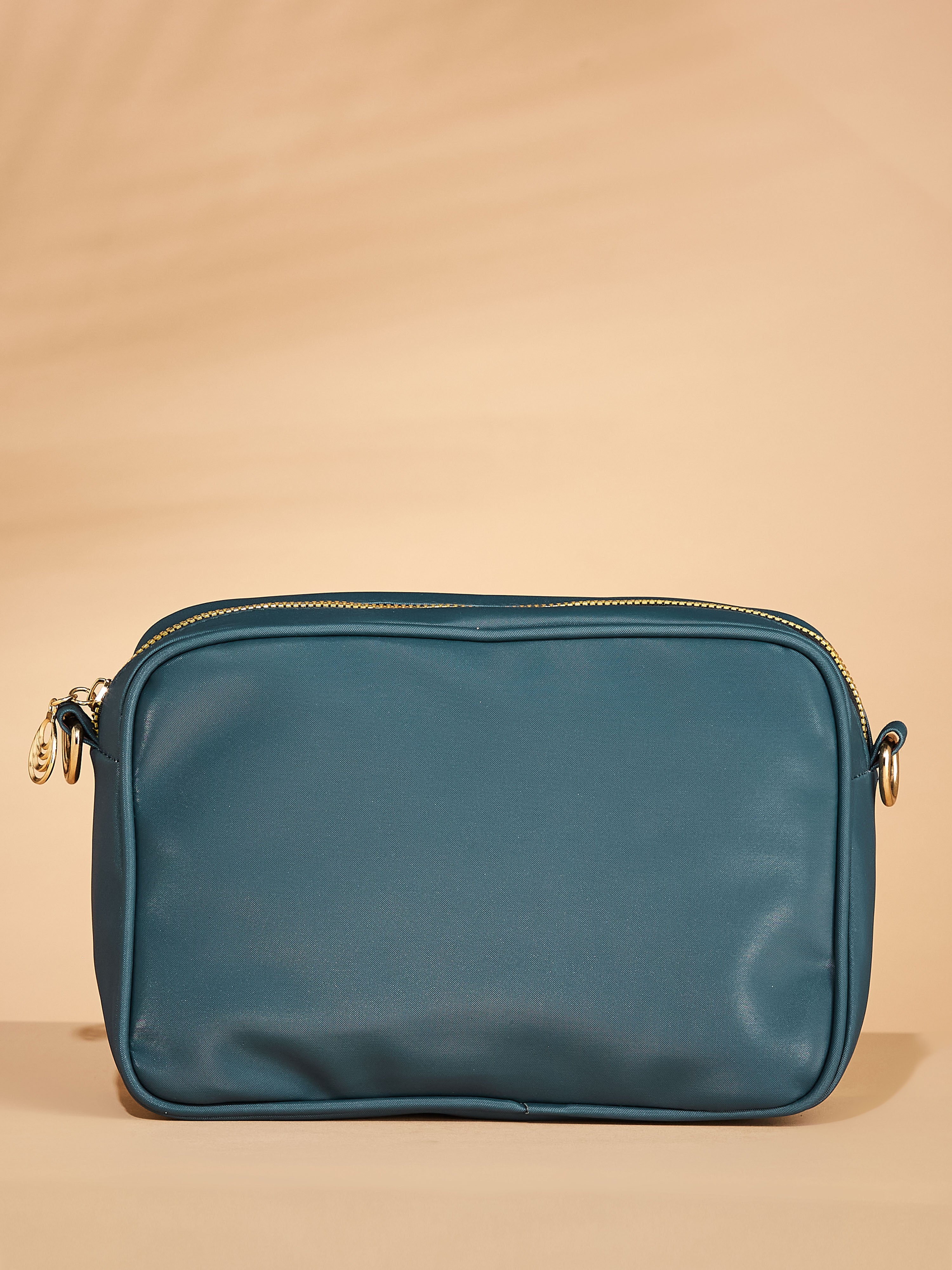 Vegan Leather Blue Women's Sling Bag