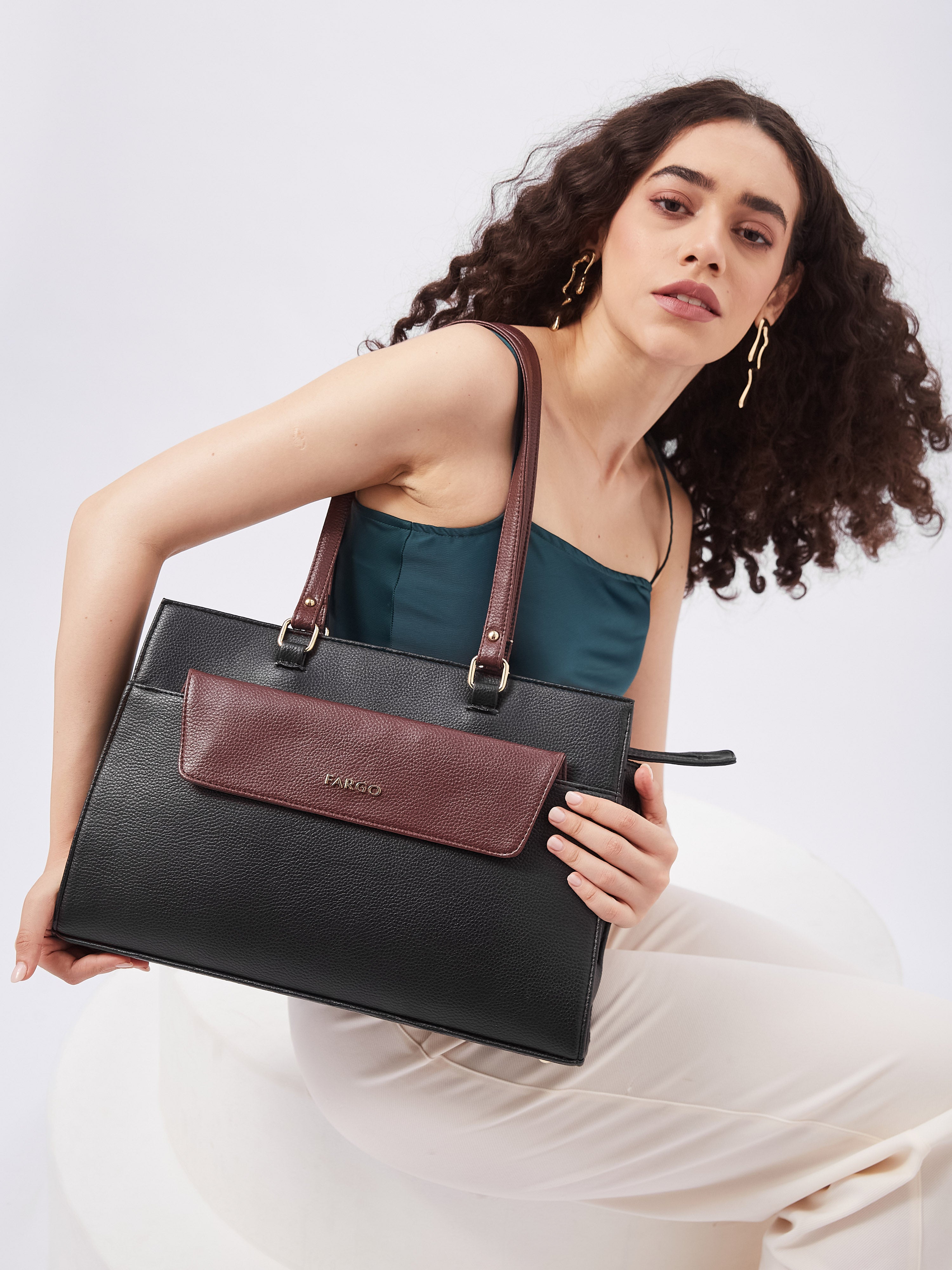 Verve Black Tote Bag for Women
