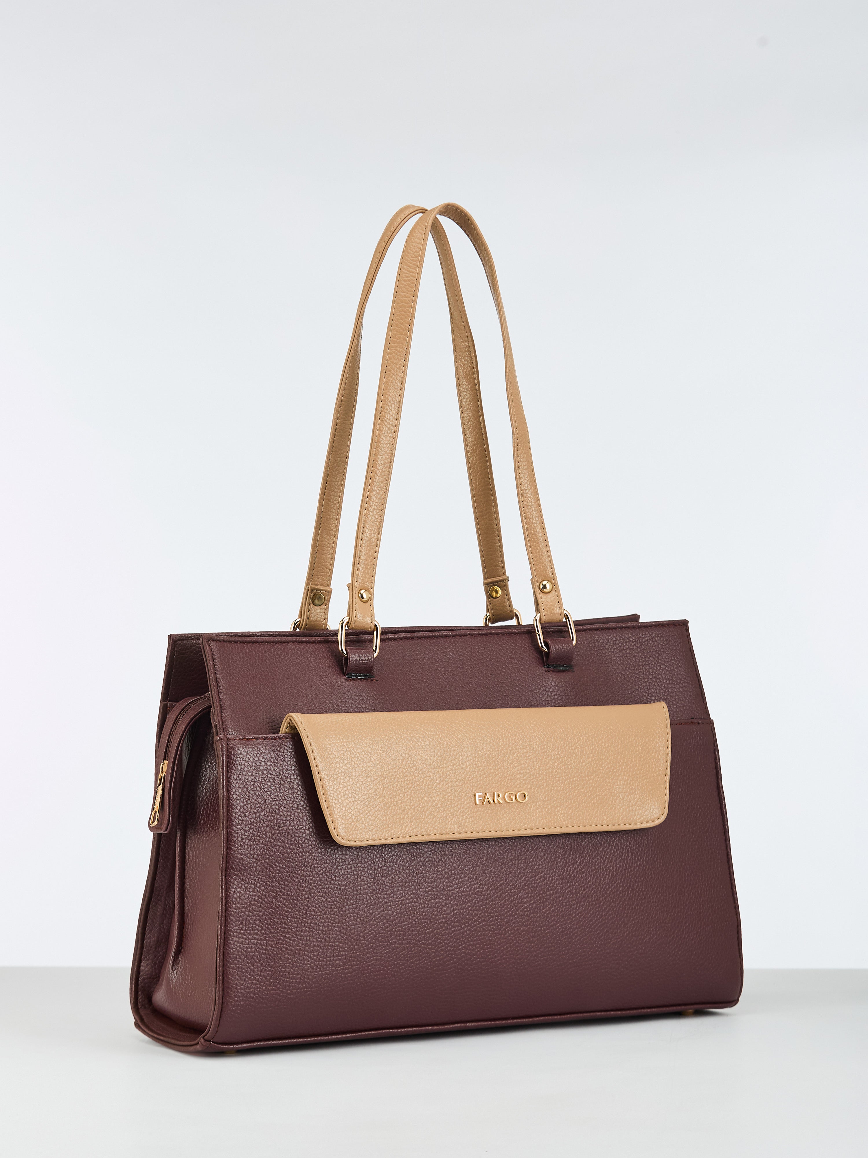 Verve Brown Tote Bag for Women