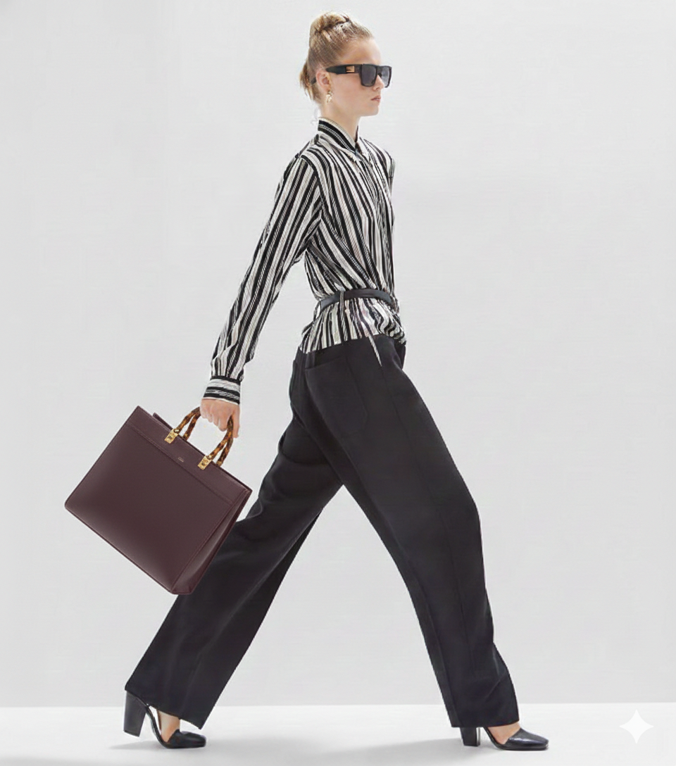 Prestige Maroon Tote for Women