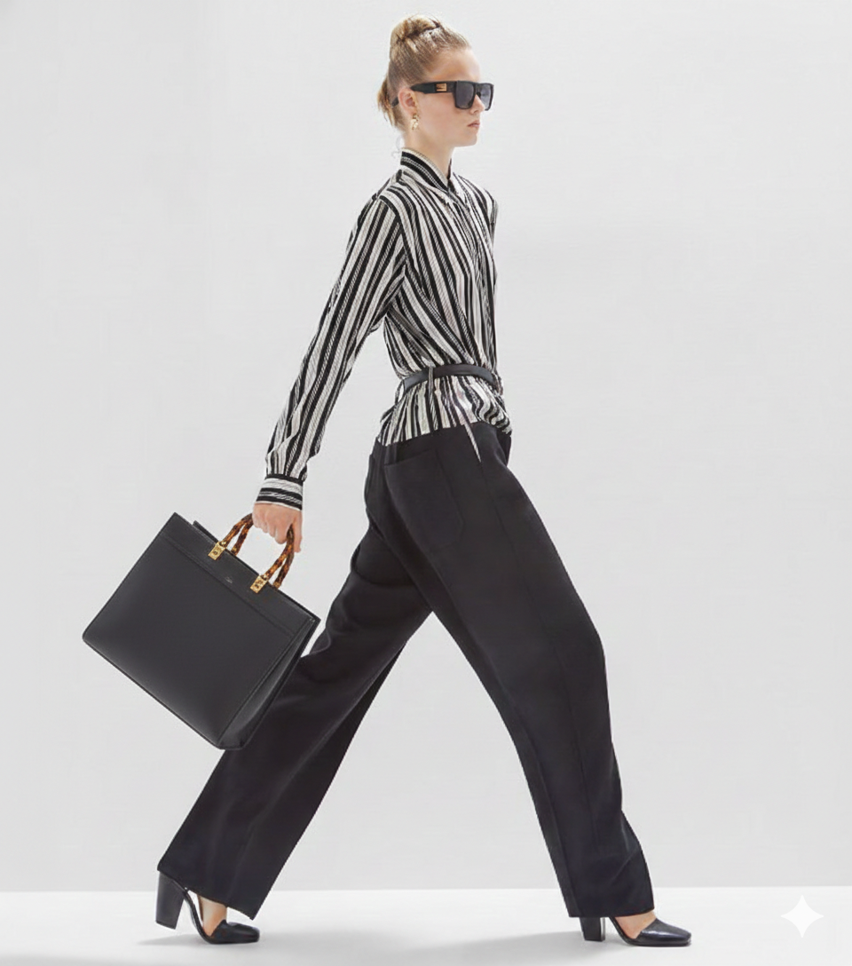 Prestige Black Tote for Women
