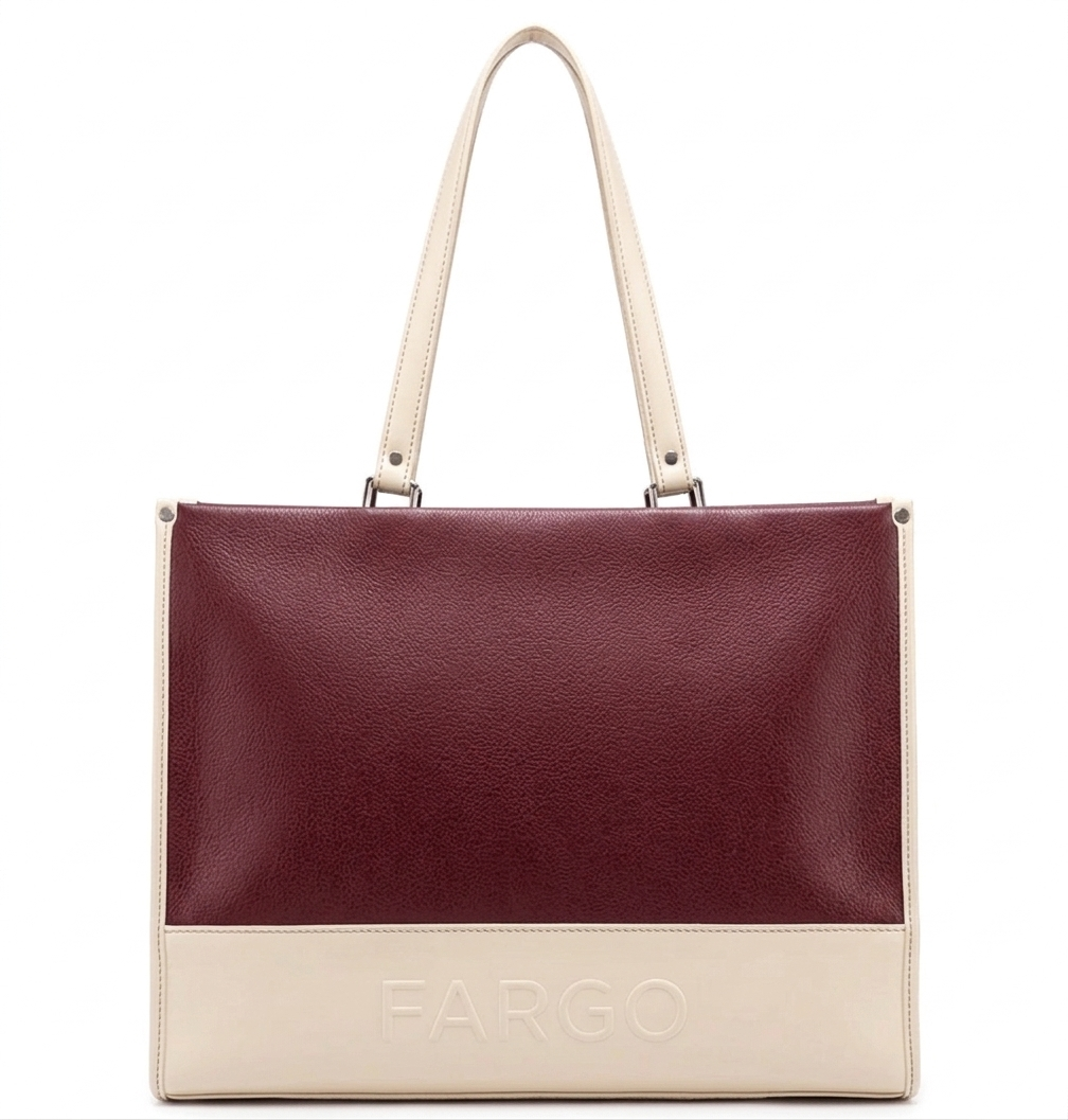 Mod Maroon Tote Bag for Women