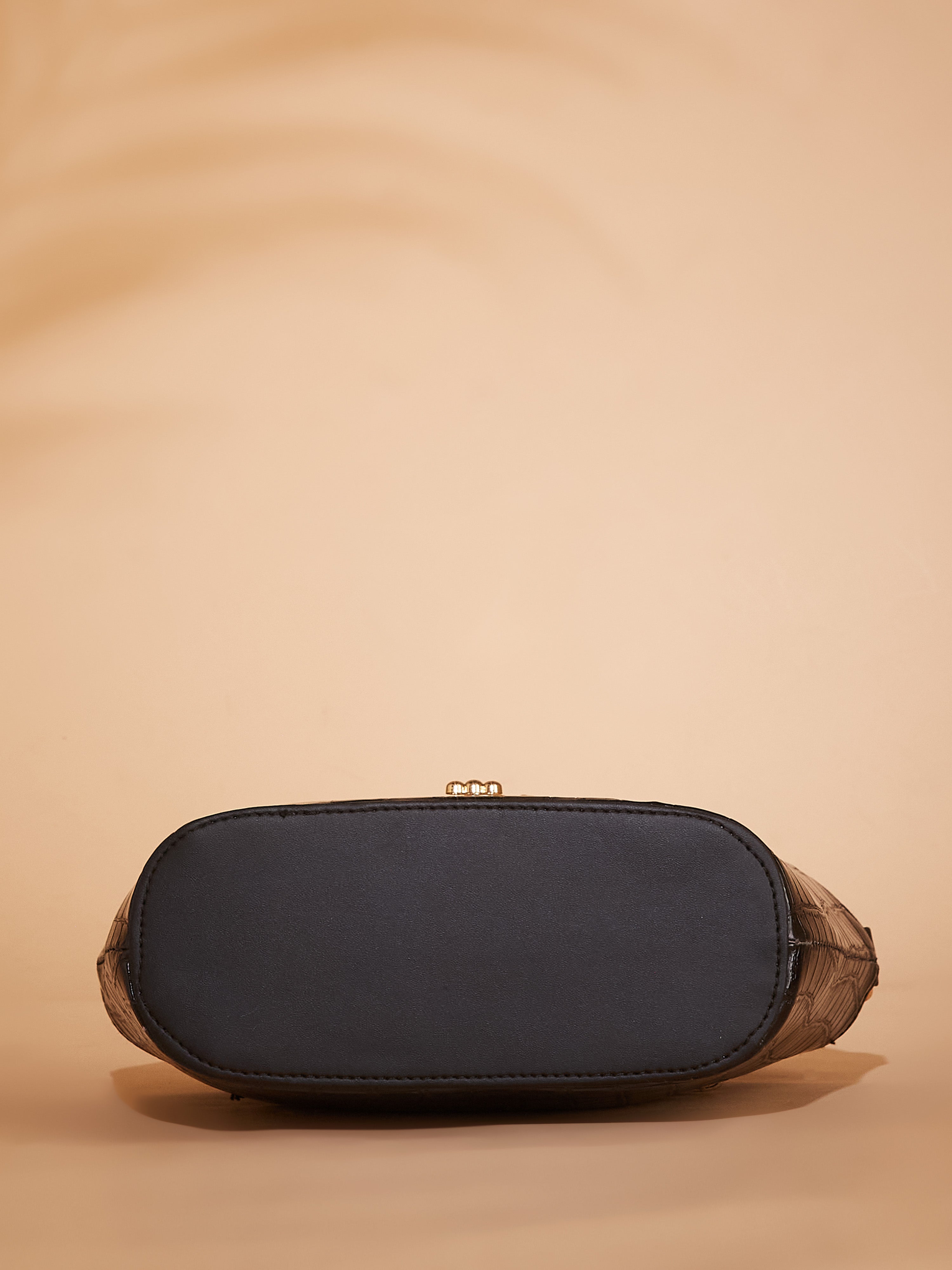 Vegan Leather Women's Black Sling Bag