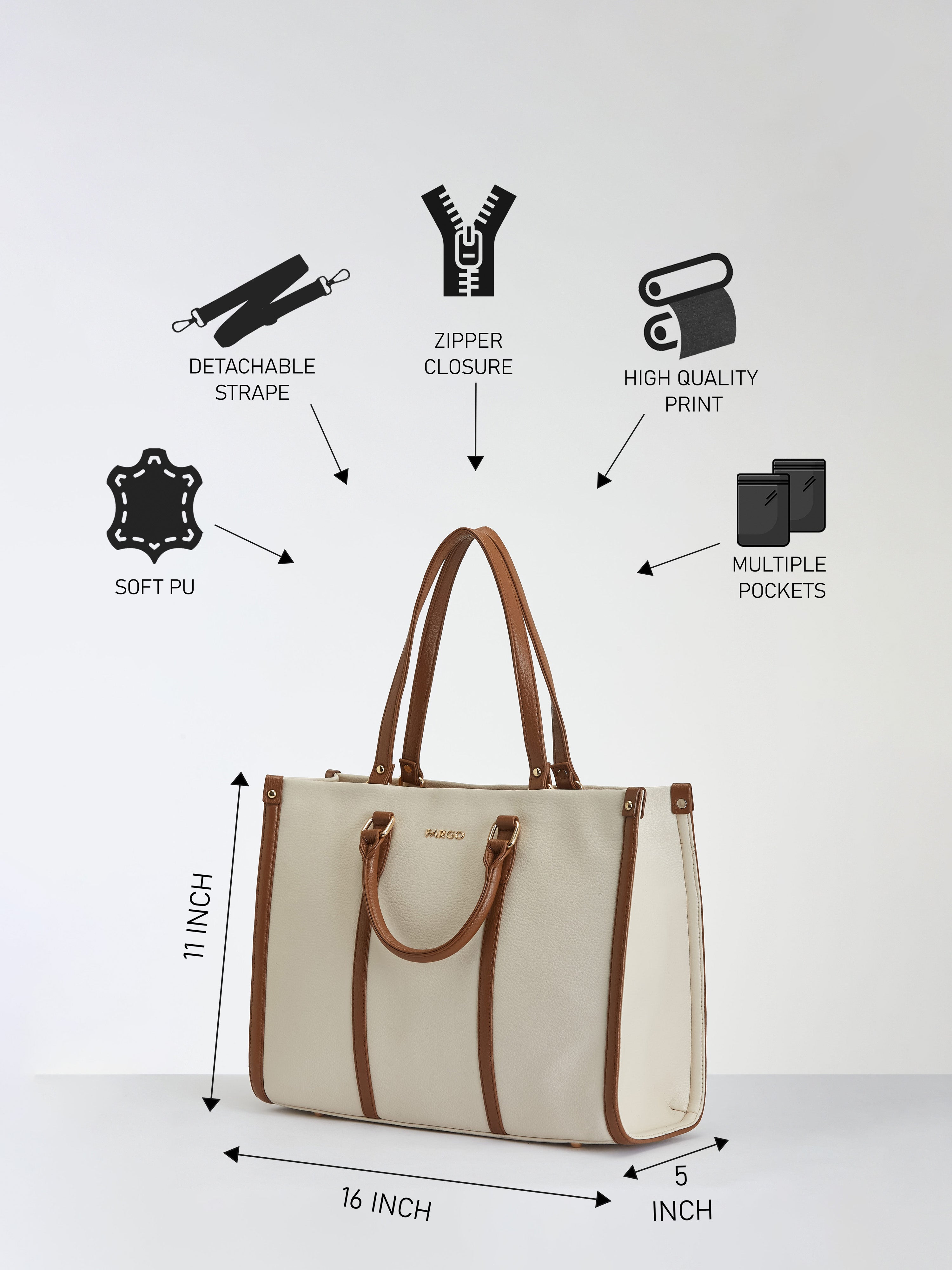 Iconic Ivory Tote For Women