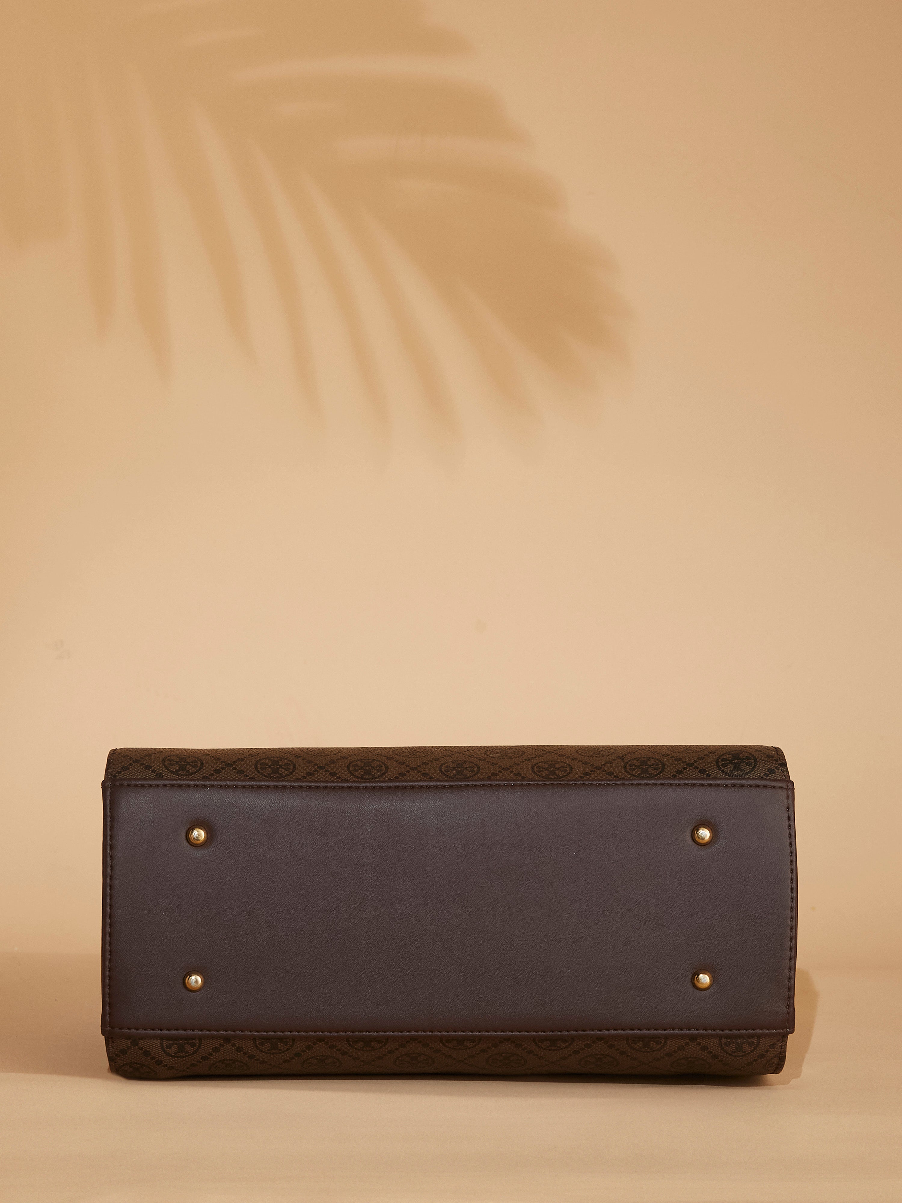 Vegan Leather Women's Brown Handbag