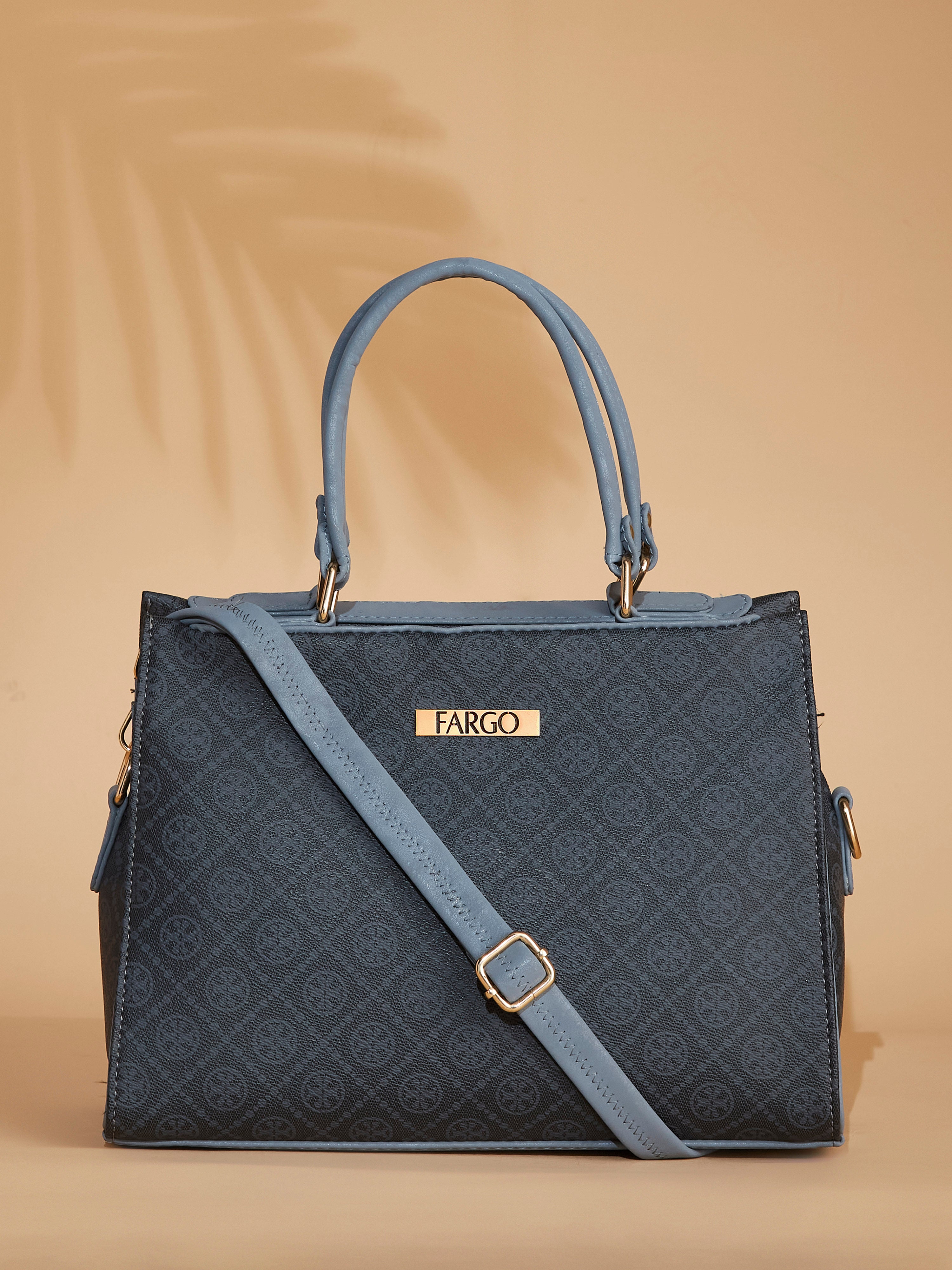 Vegan Leather Dark Grey Women's Handbag