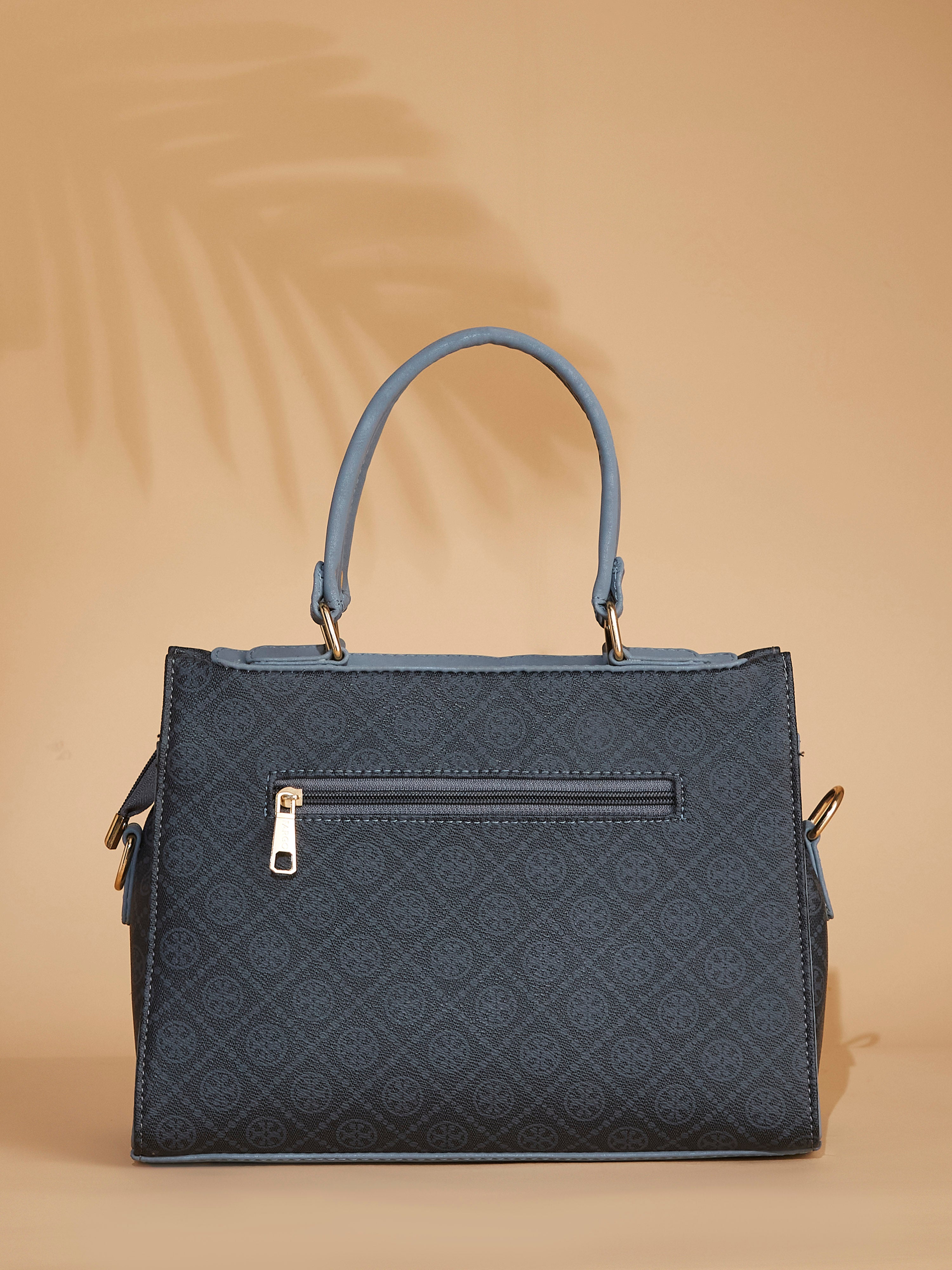 Vegan Leather Dark Grey Women's Handbag