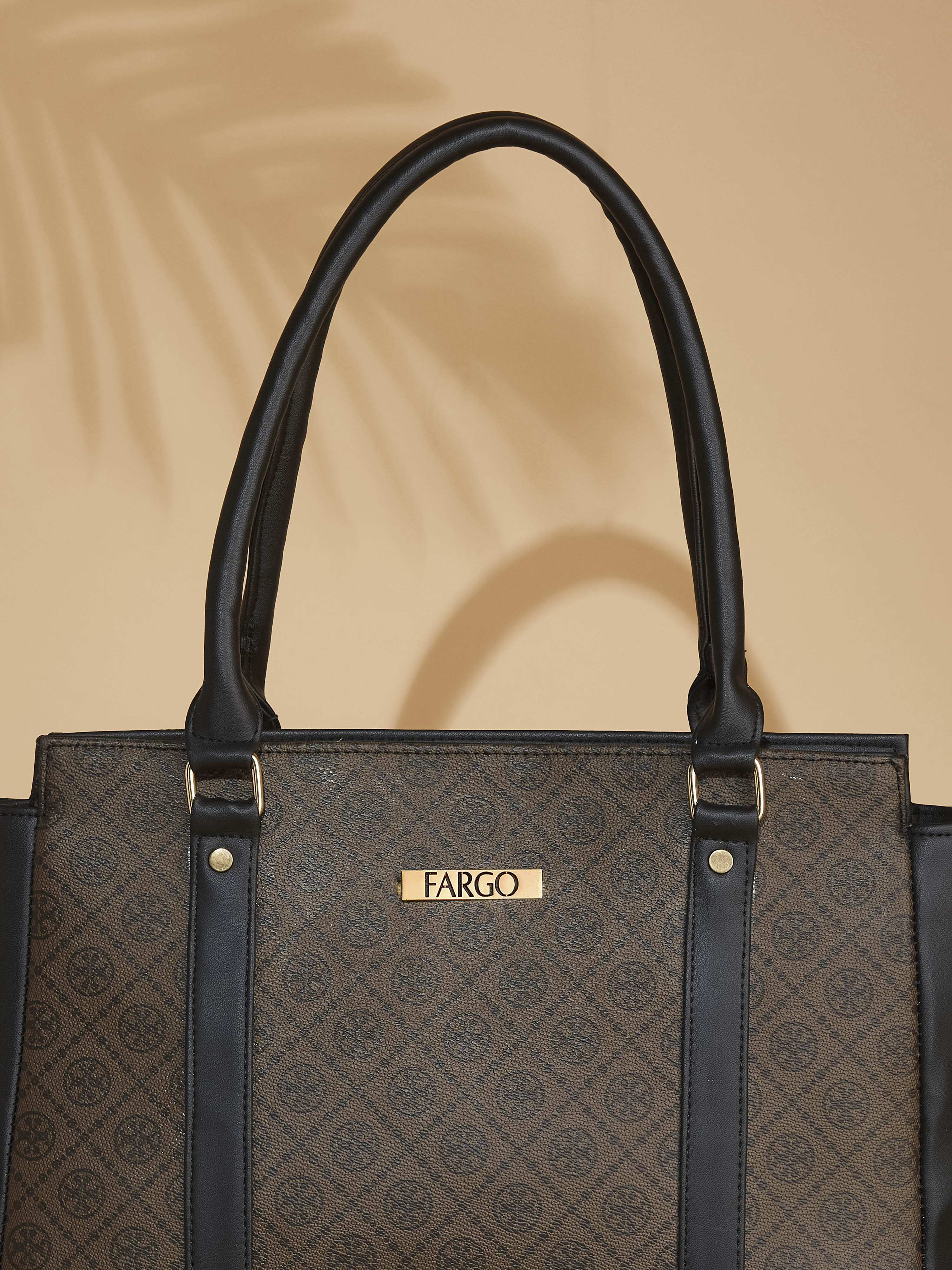 Vegan Leather Brown Women's Handbag