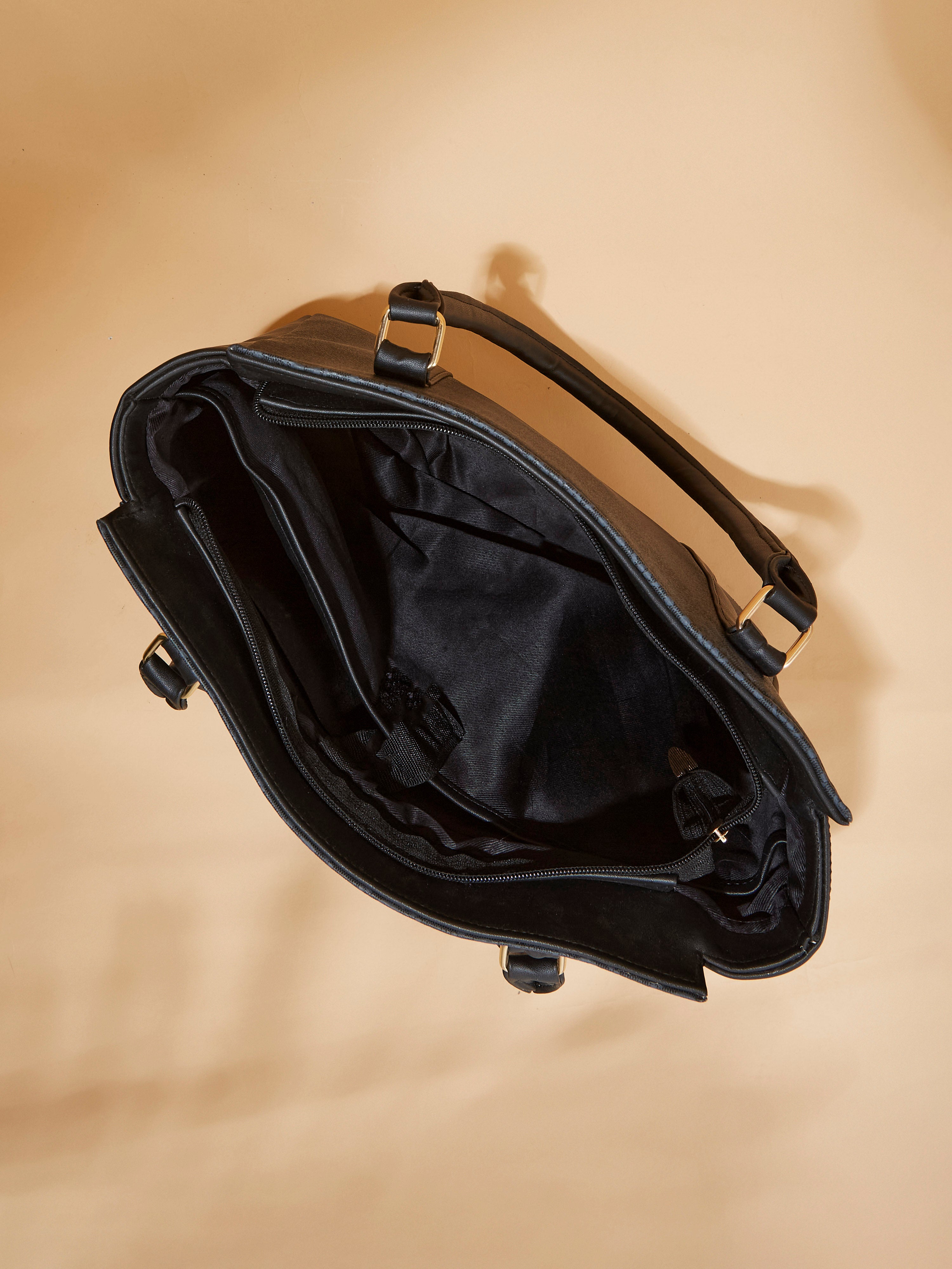 Vegan Leather Grey Women's Handbag