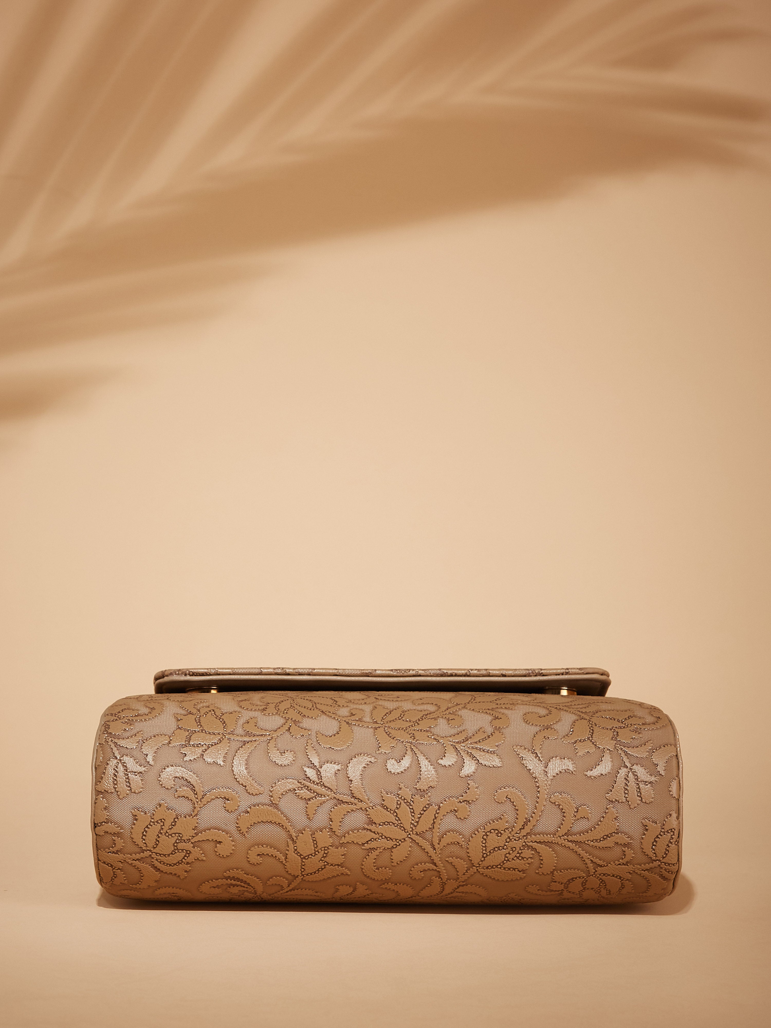 Vegan Leather Beige Women's Bucket Sling Bag