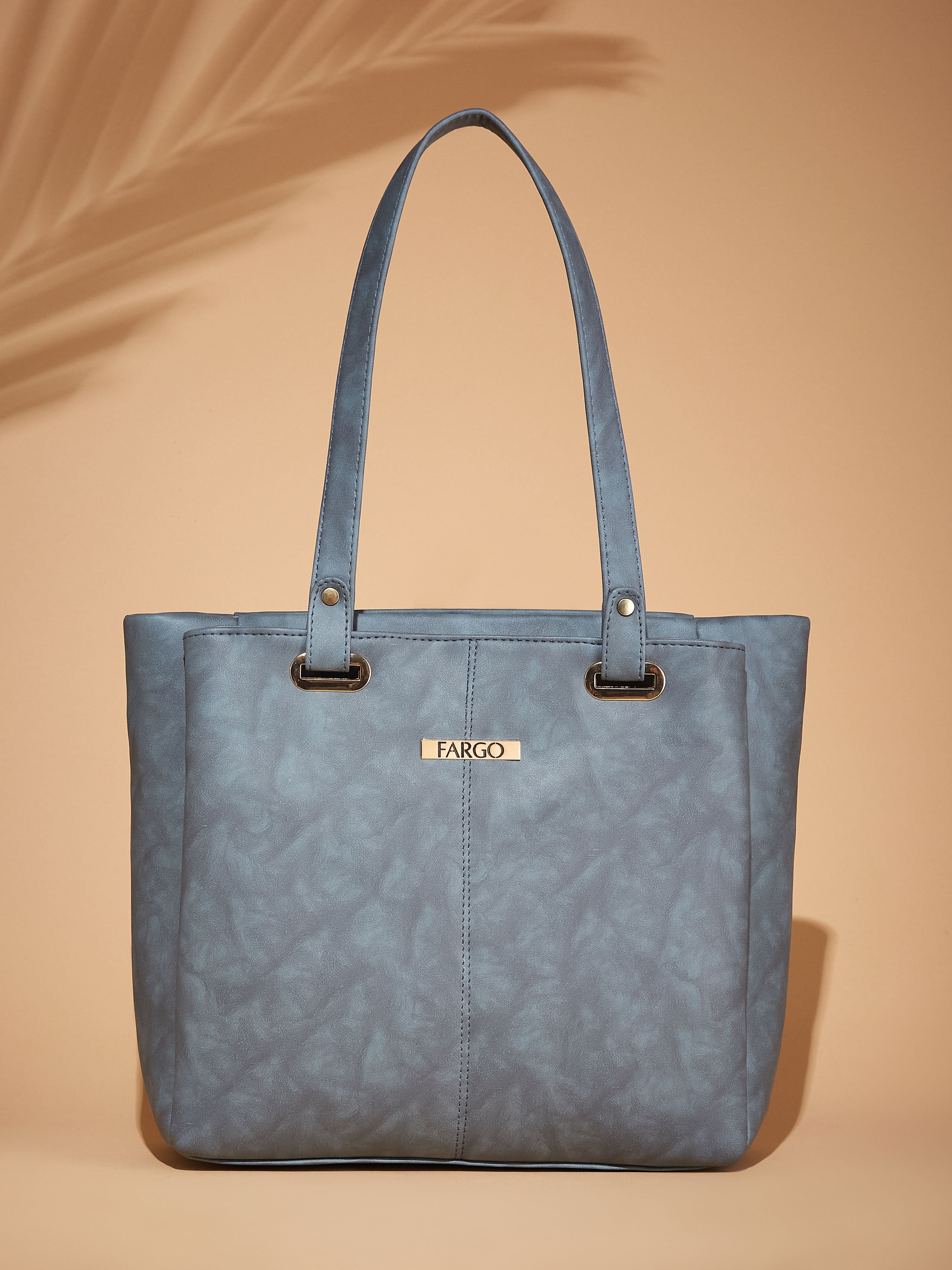 Vegan Leather Grey Women's Tote