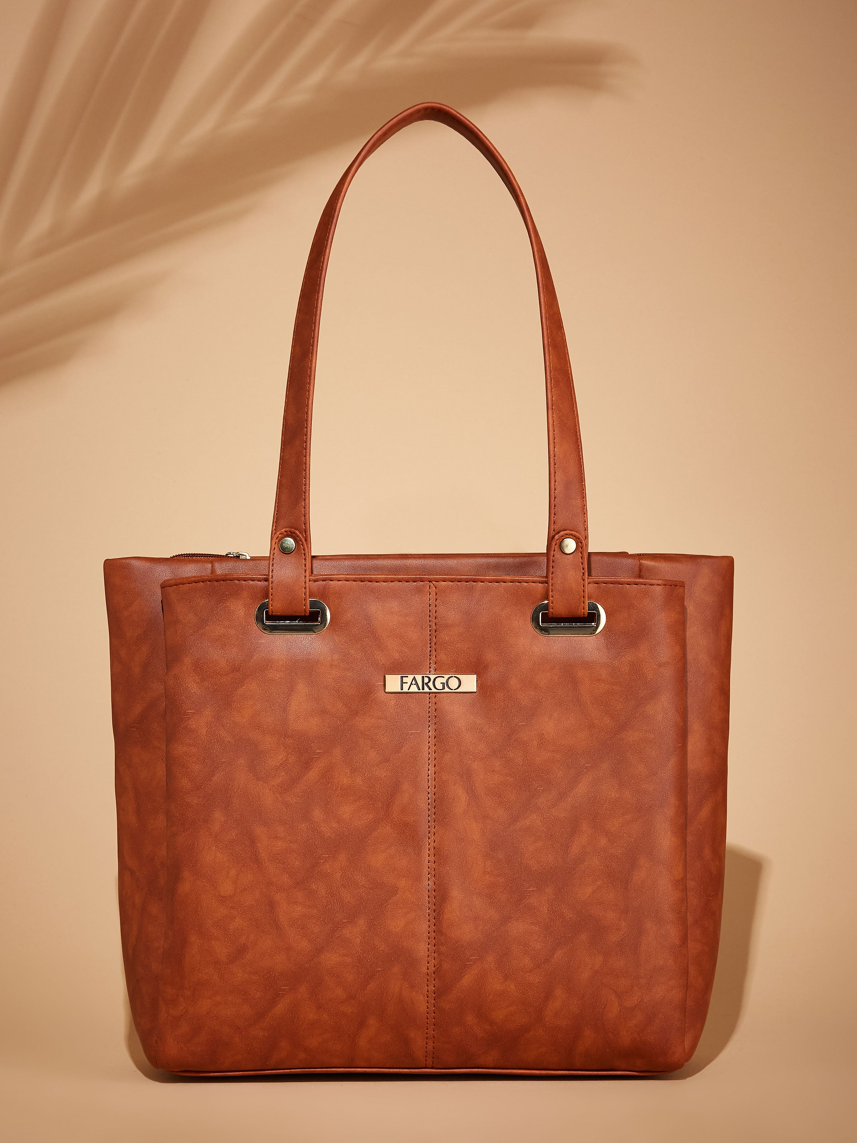 Vegan Leather Tan Women's Tote