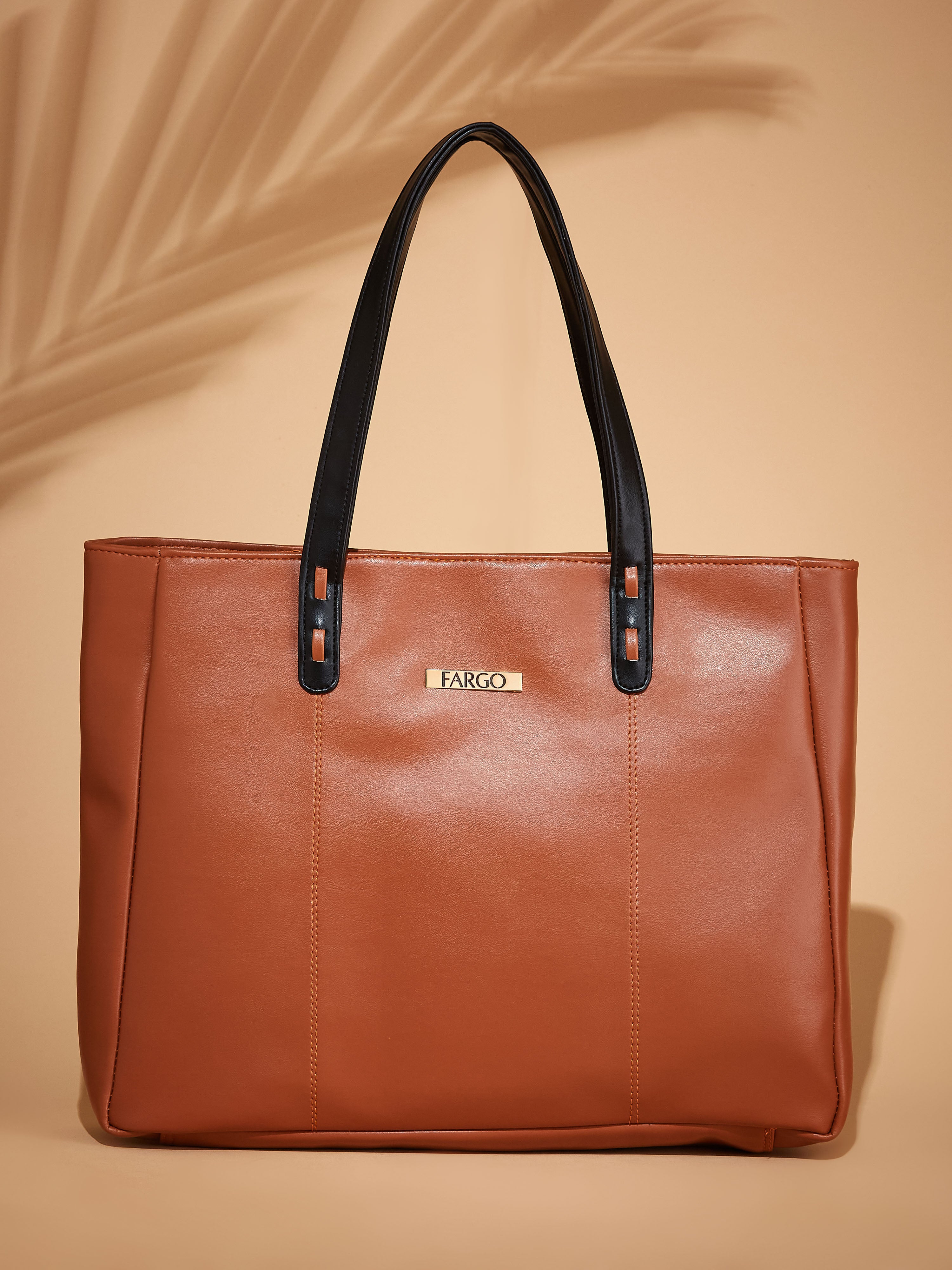 Vegan Leather Tan Women's Tote