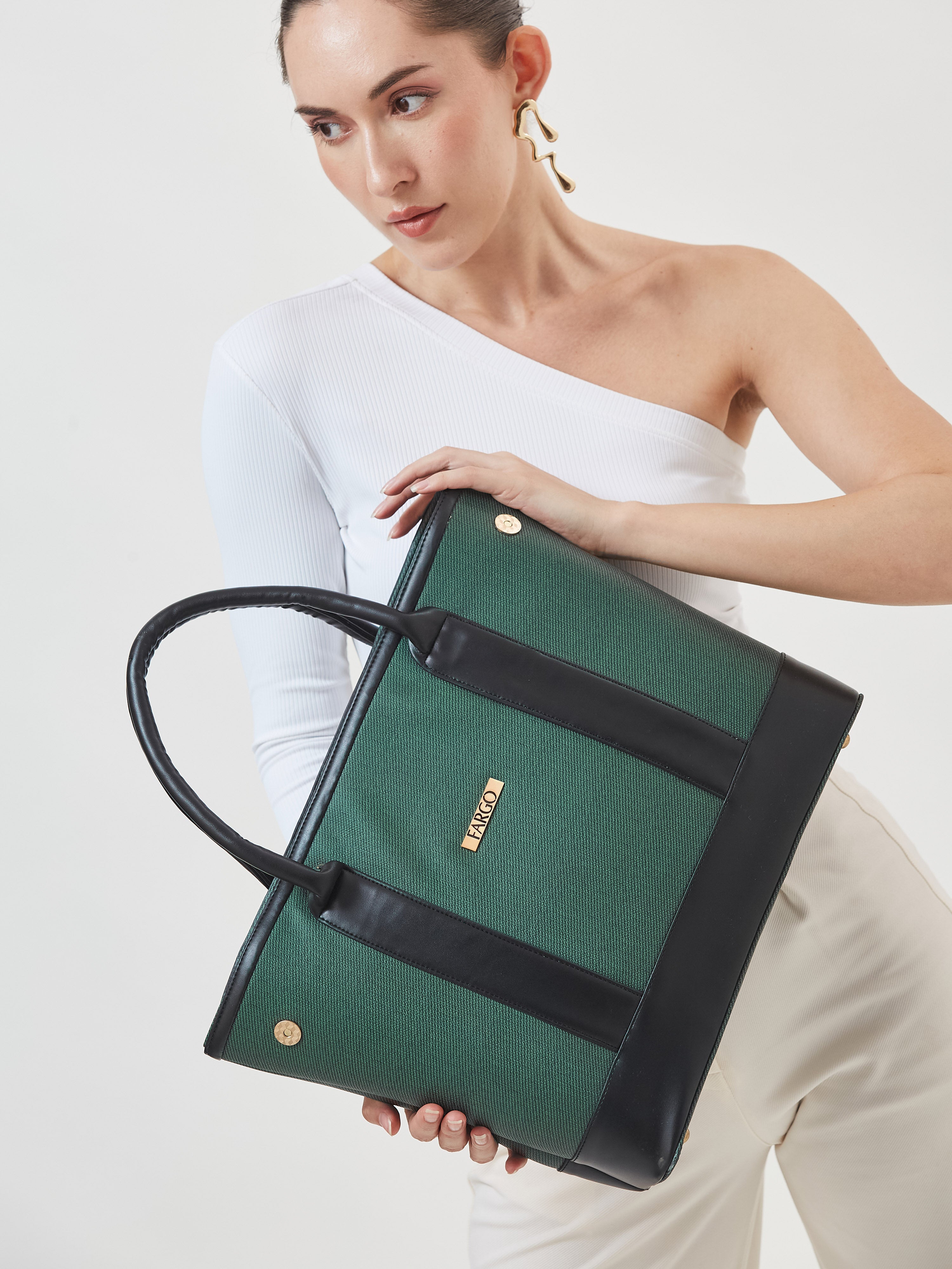 Luma Green Tote Bag for Women