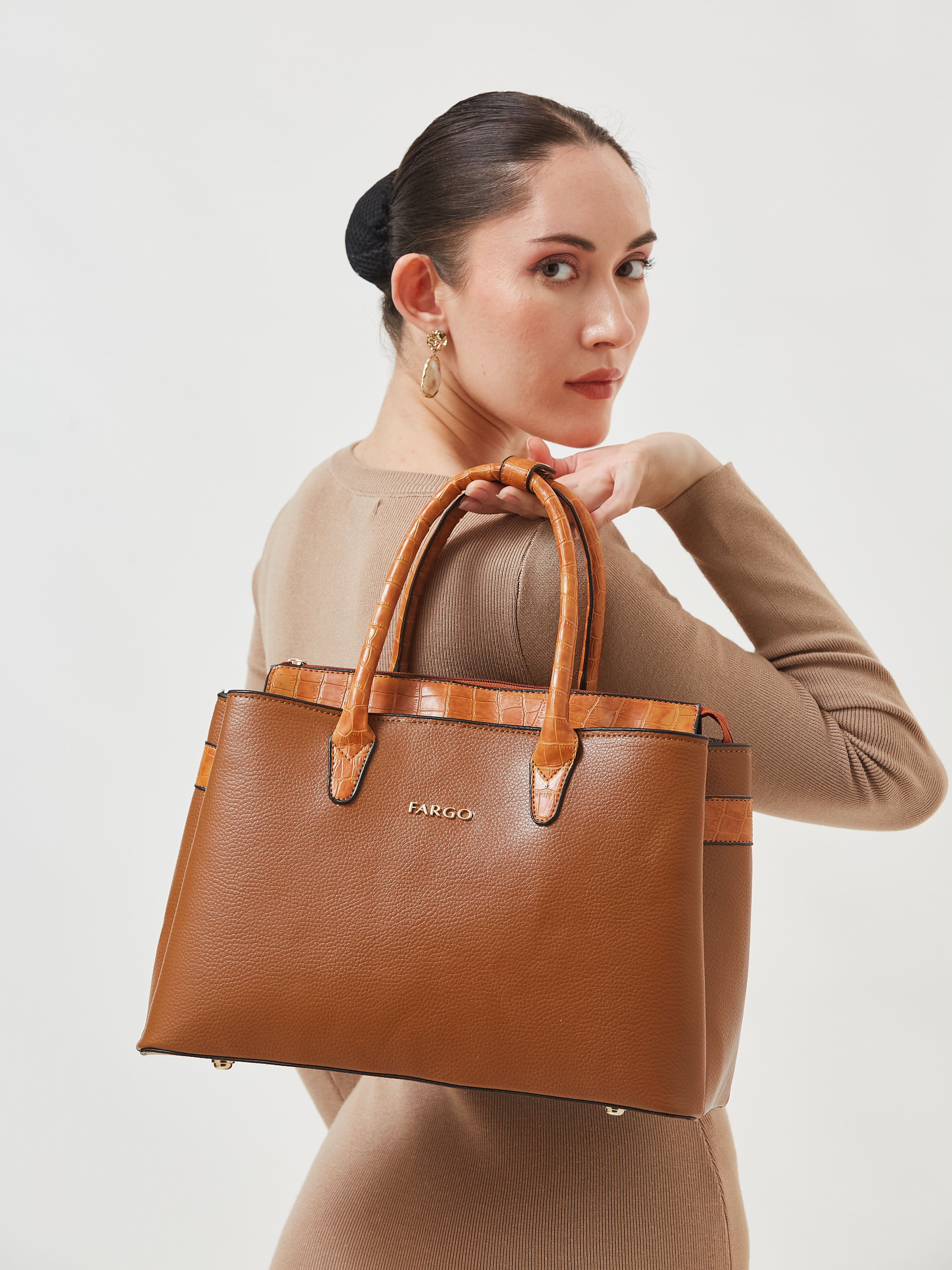 Roam Tan Handbag for Women