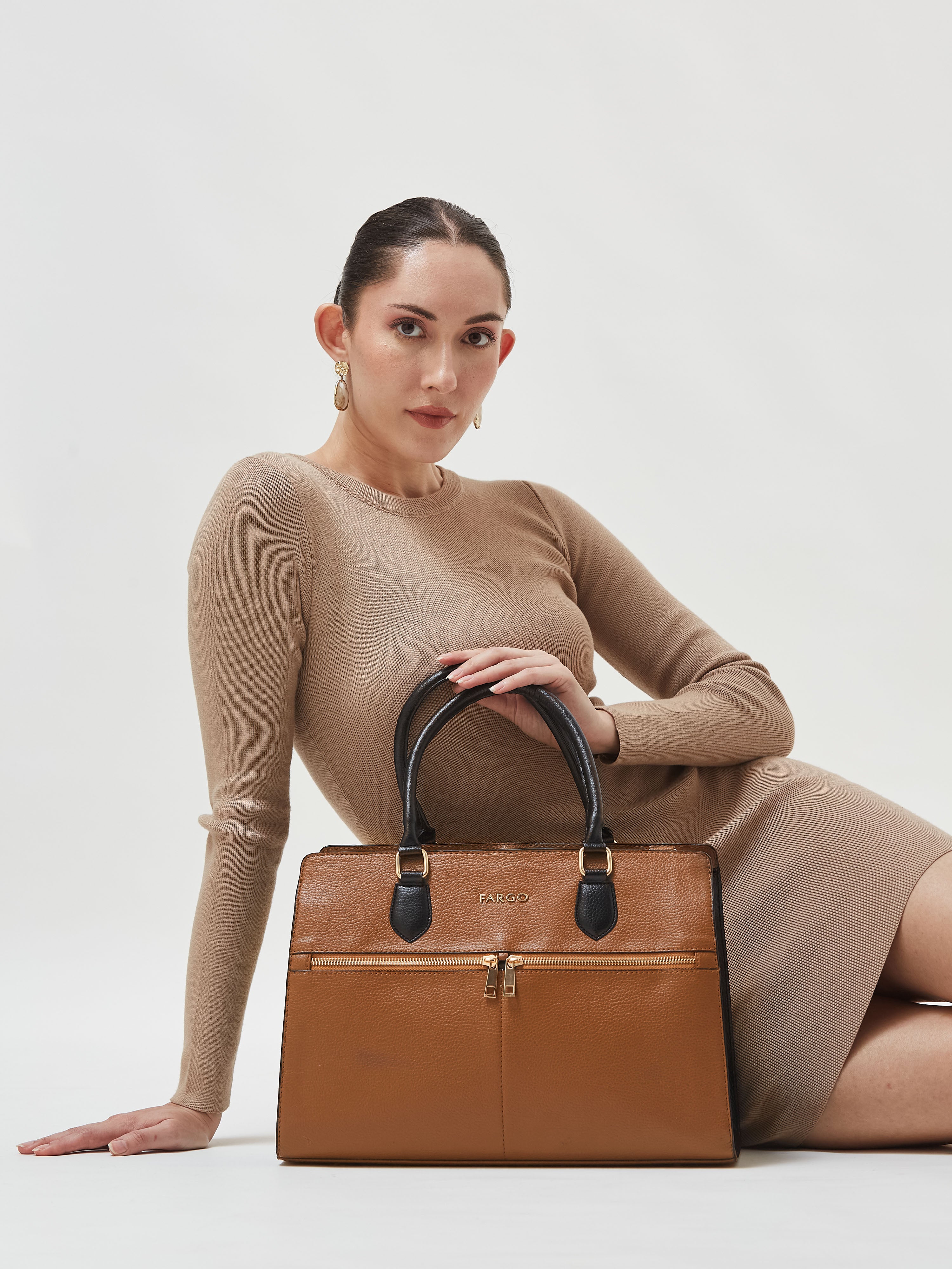 Verona Tan Handbag for Women