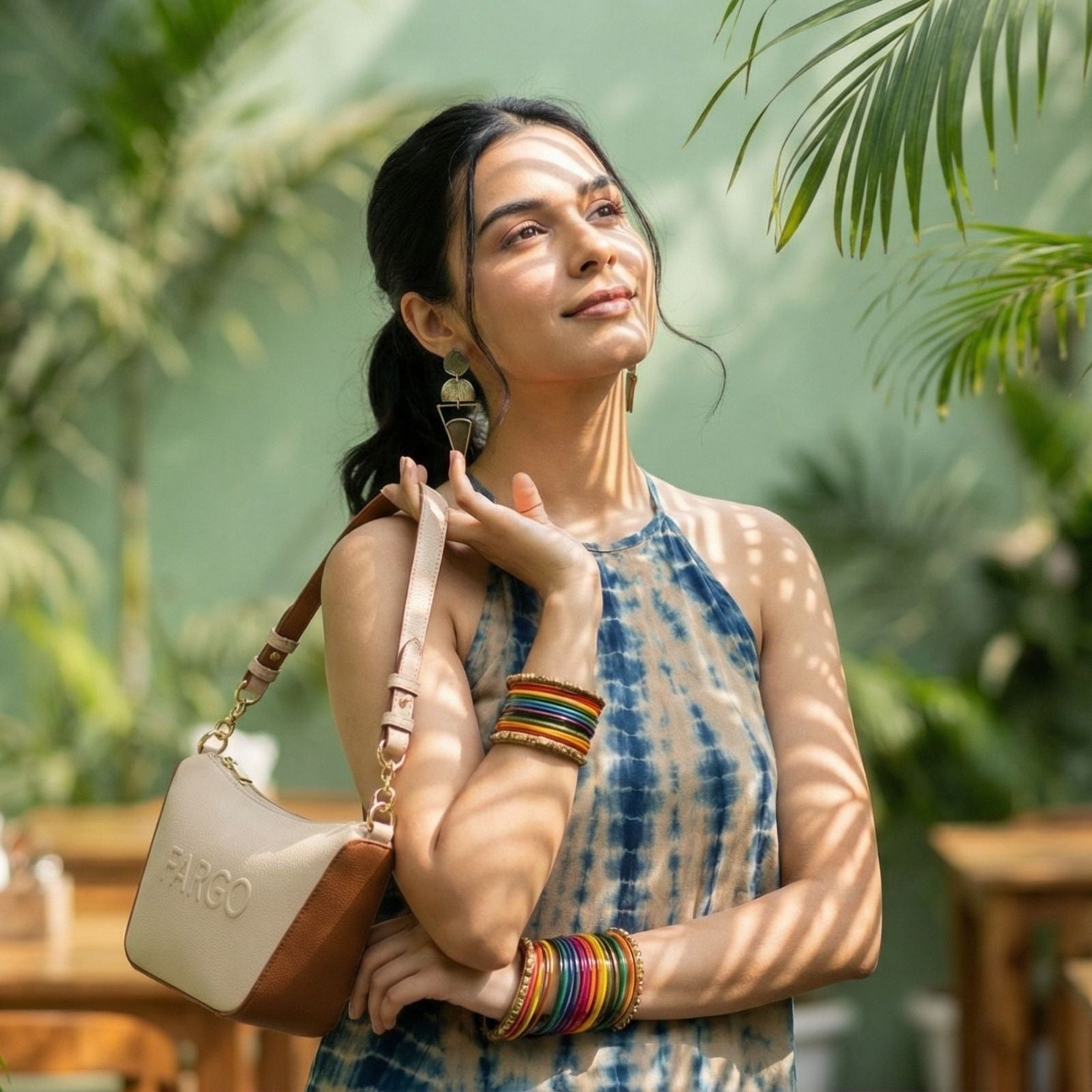 Vista Ivory Shoulder Bag for Women