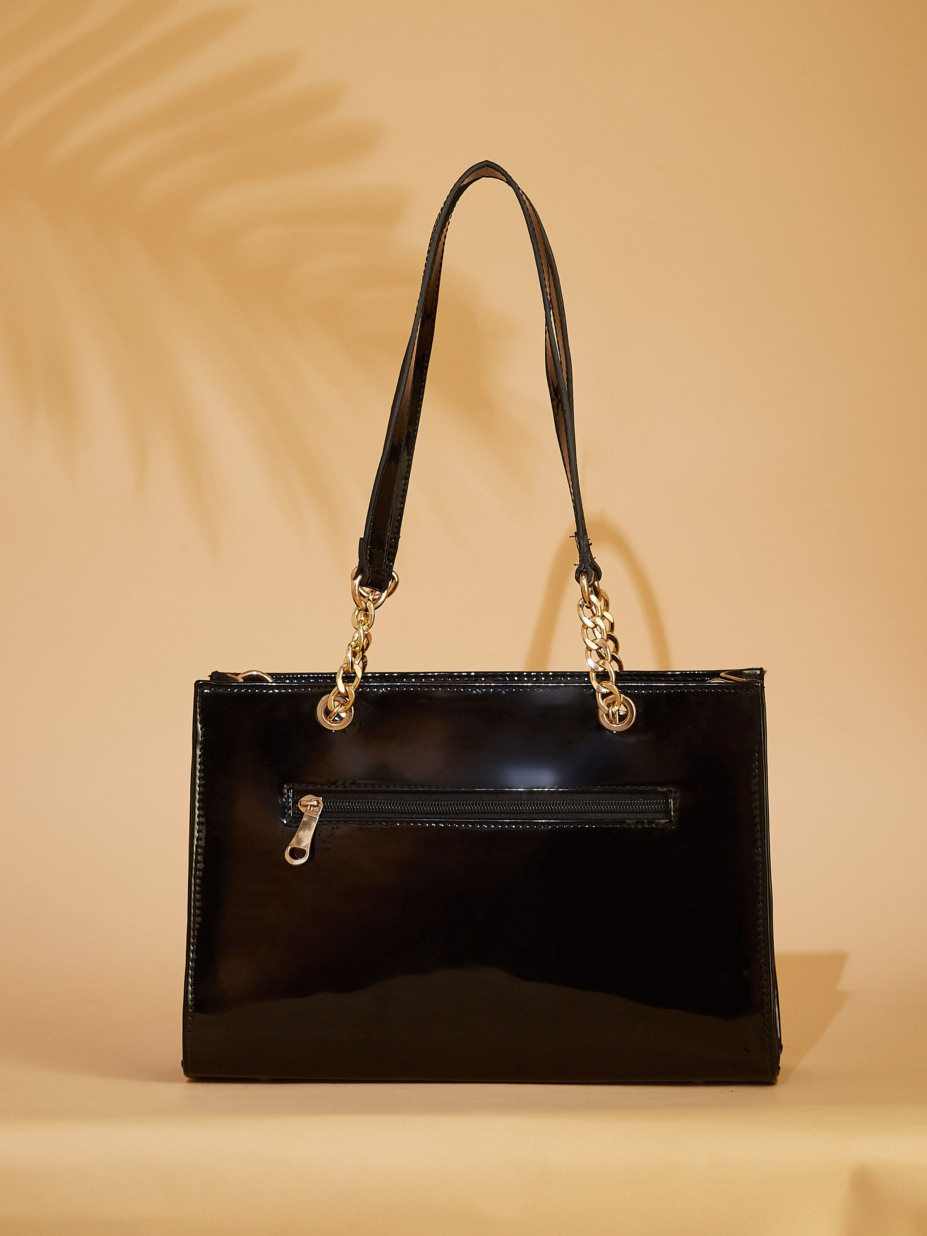 Vegan Leather Black Women's Handbag