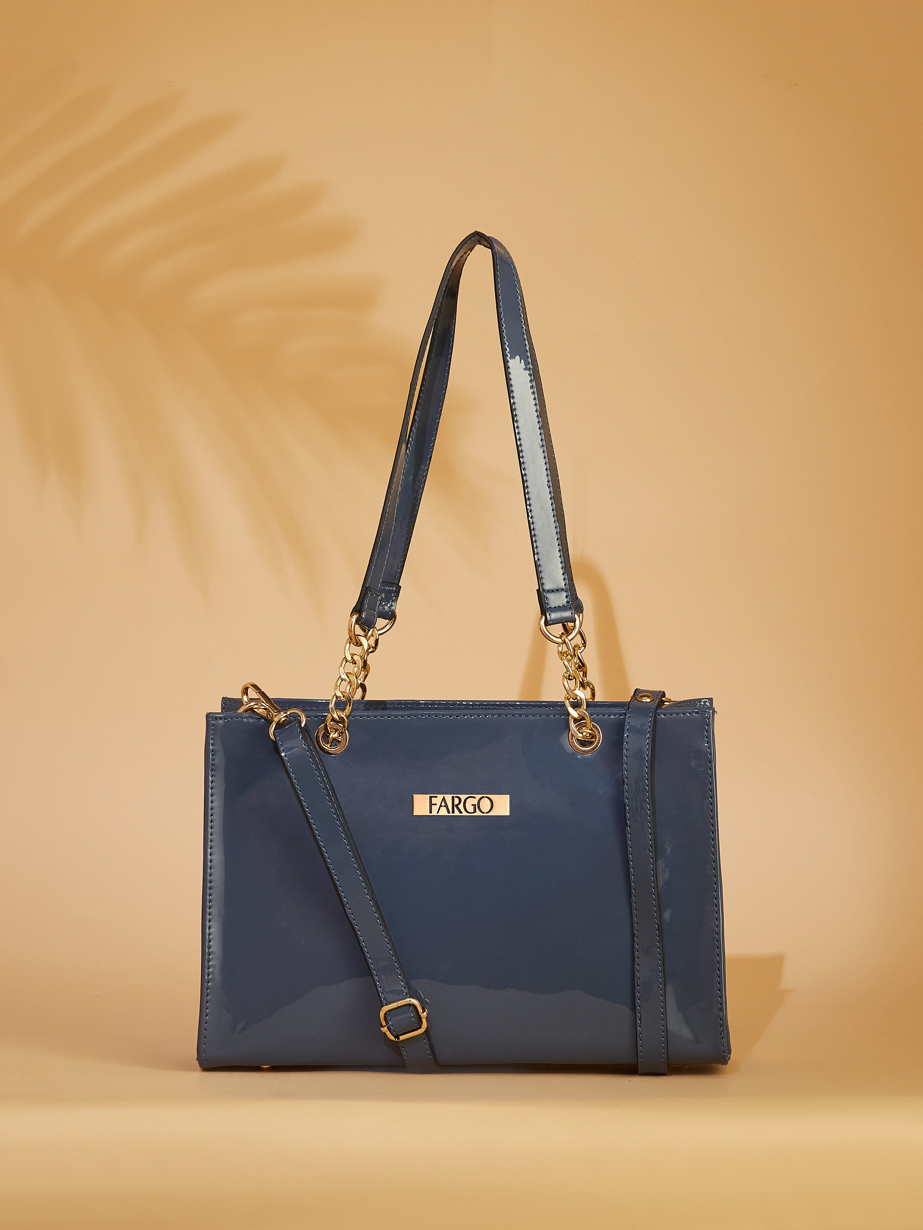 Vegan Leather Grey Women's Handbag