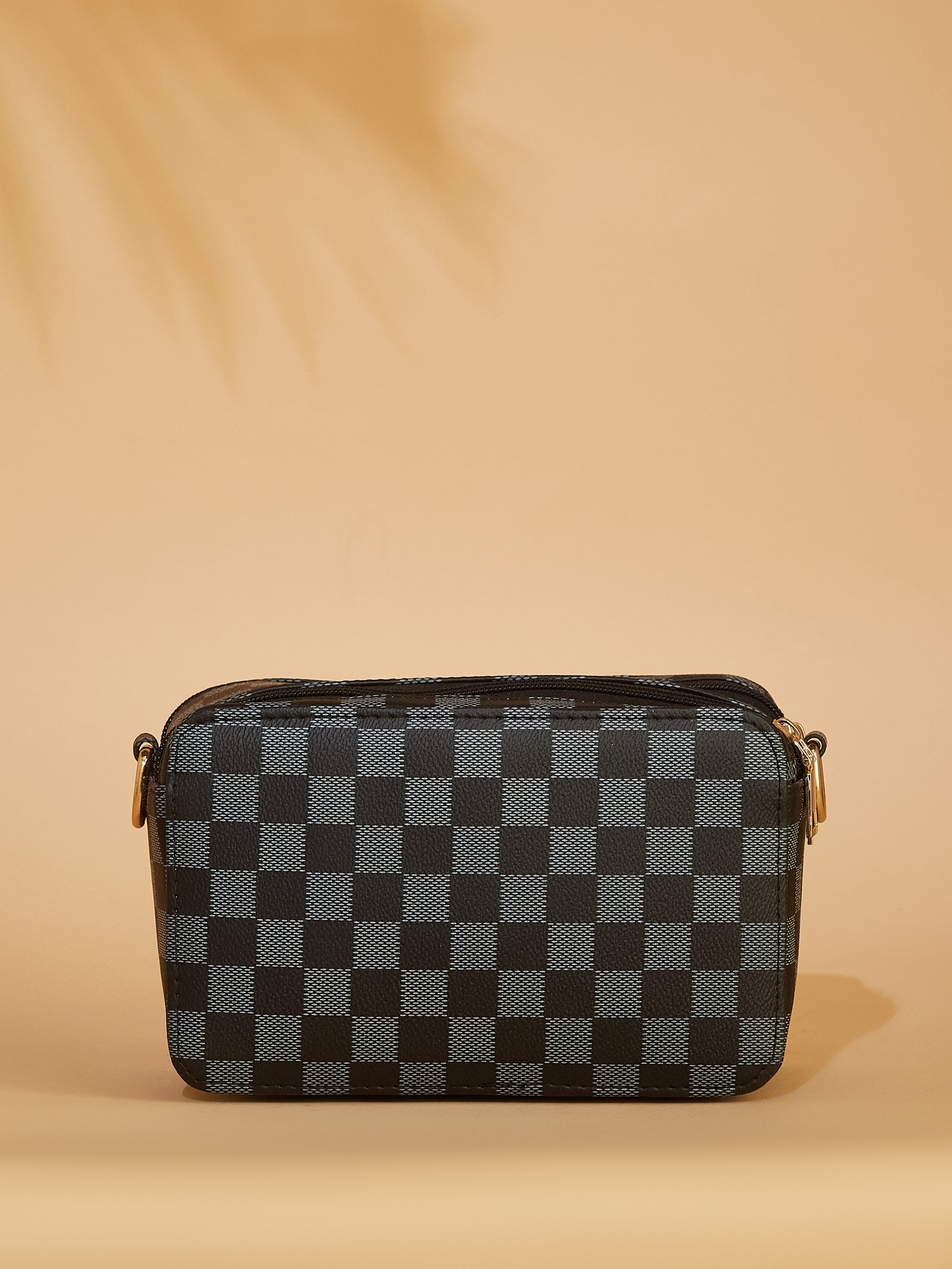 Vegan Leather Black Women's Shoulder Bag