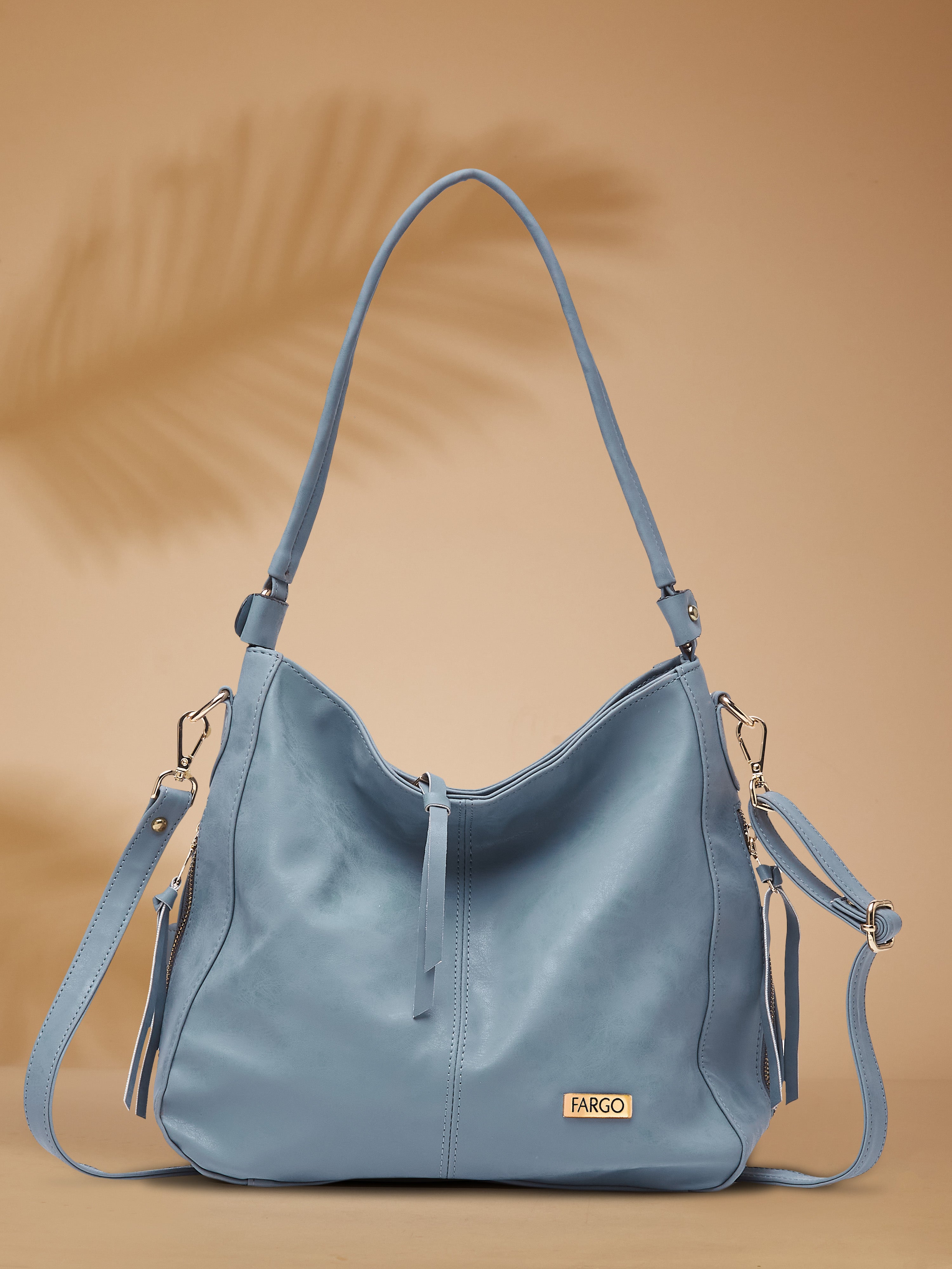 Vegan Leather Grey Women's Handbag