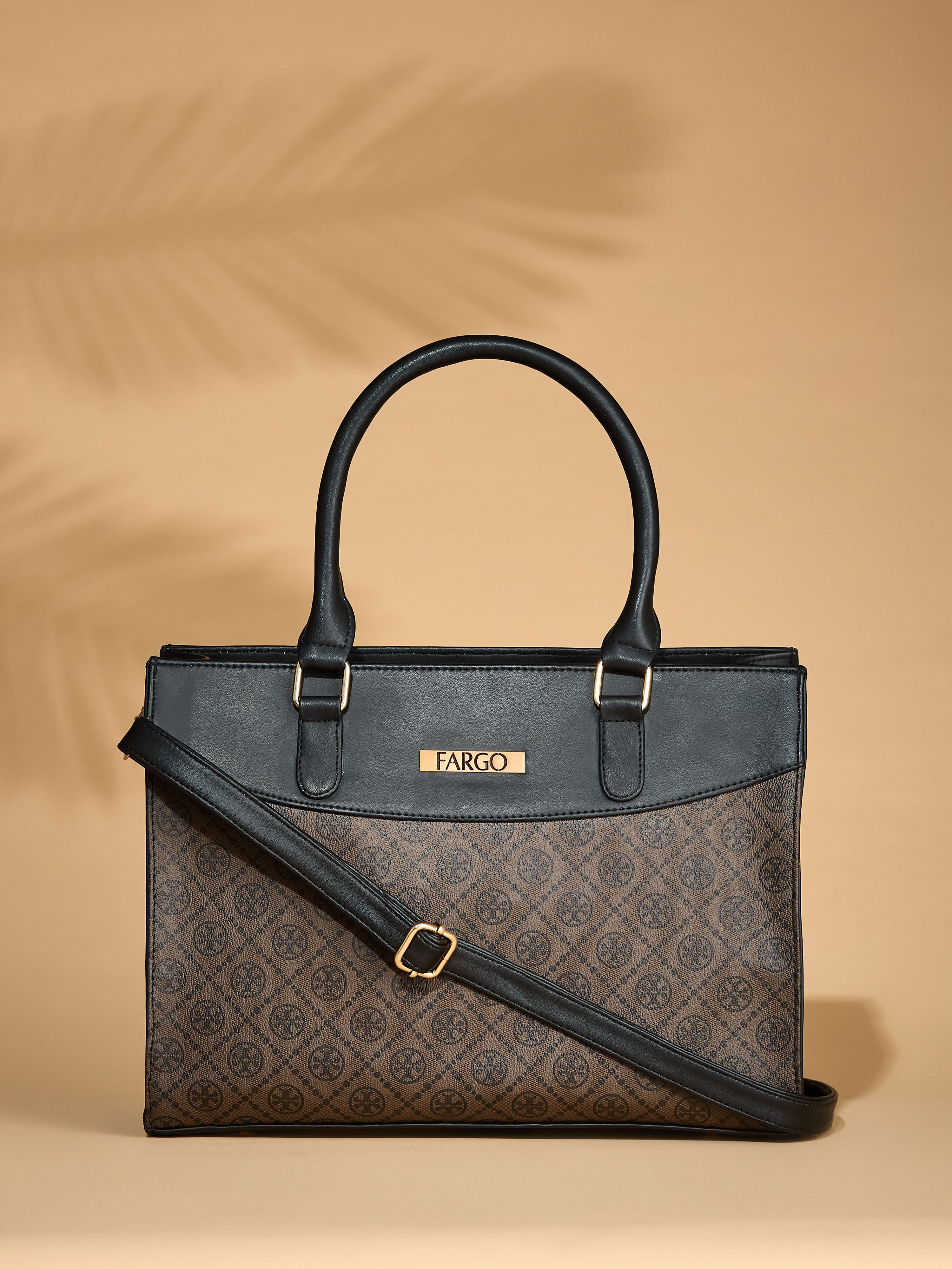 Vegan Leather Brown Women's Handbag