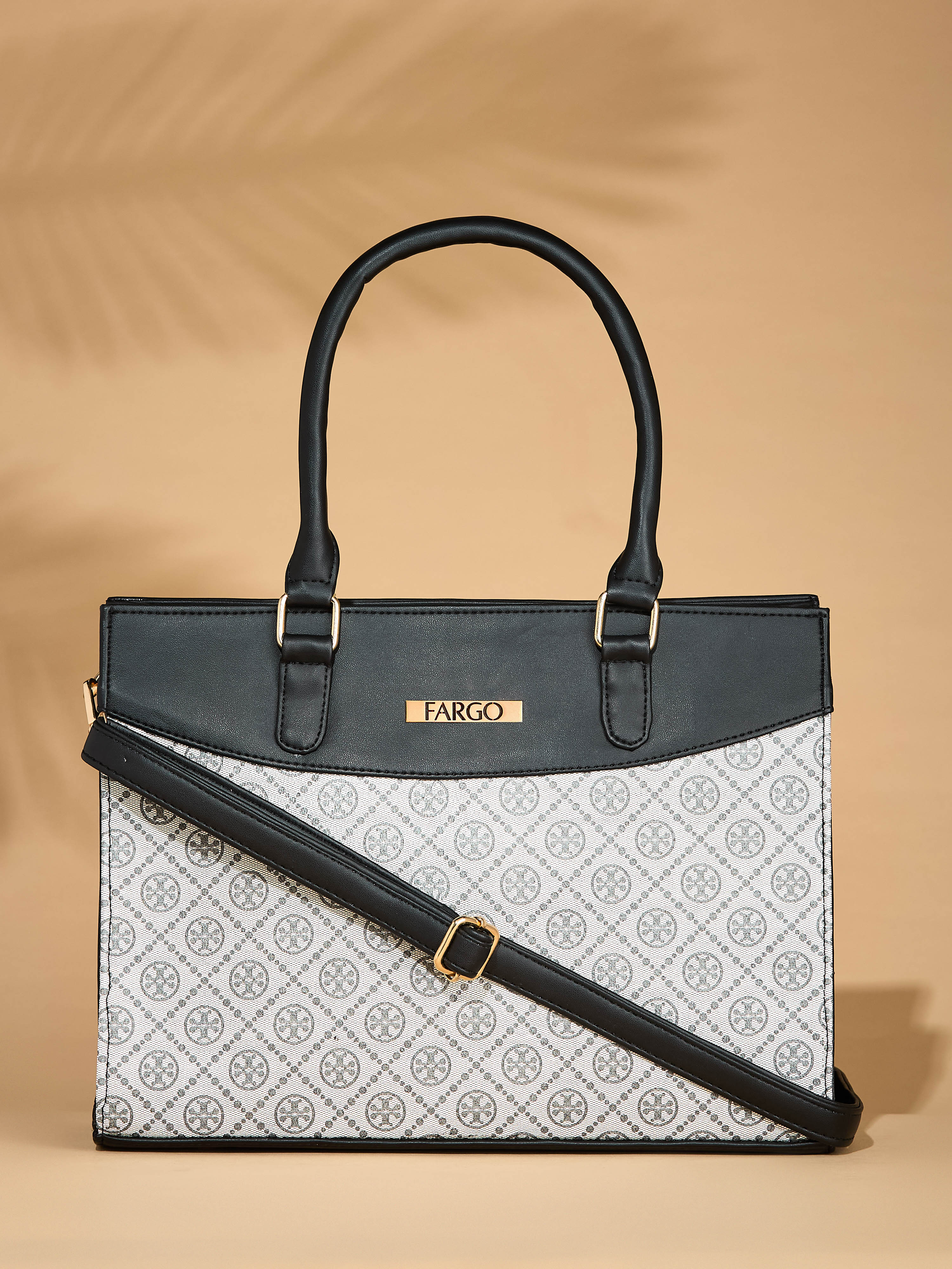 Vegan Leather Grey Women's Handbag