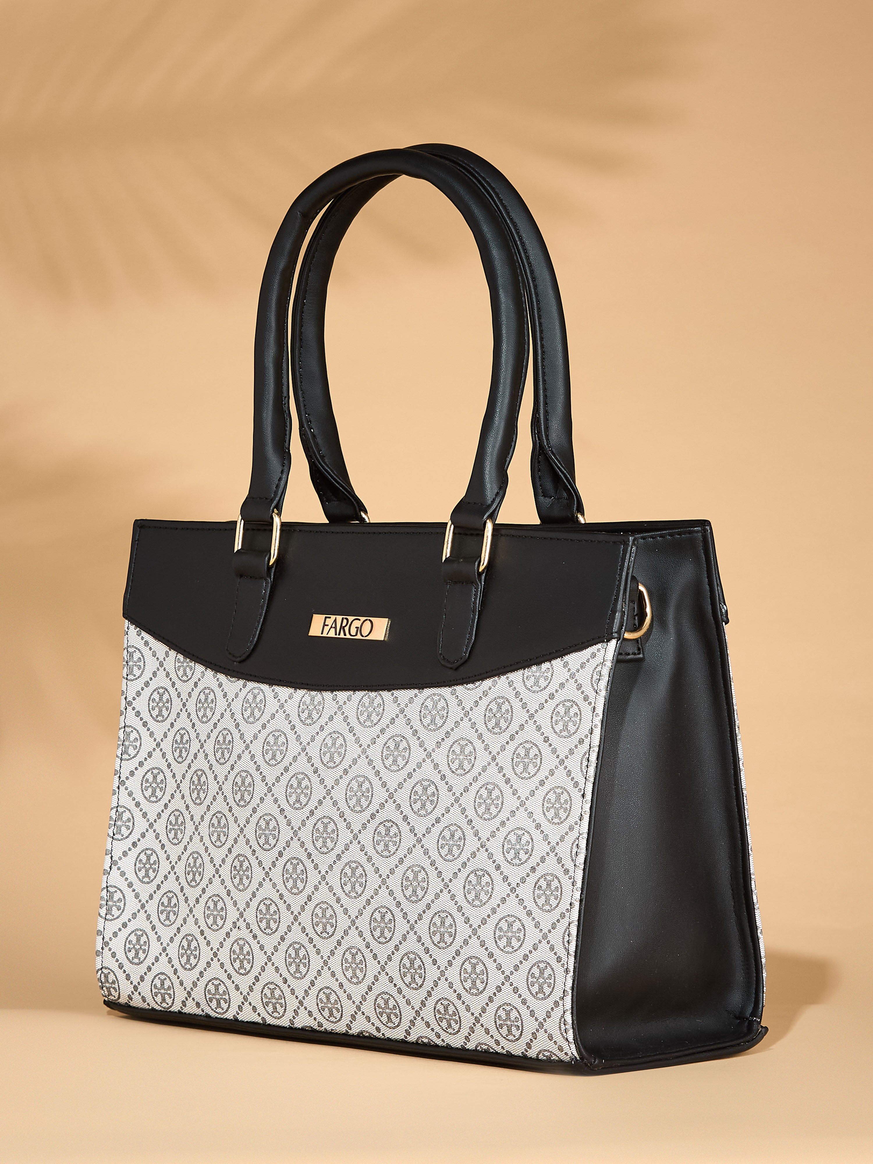 Vegan Leather Grey Women's Handbag