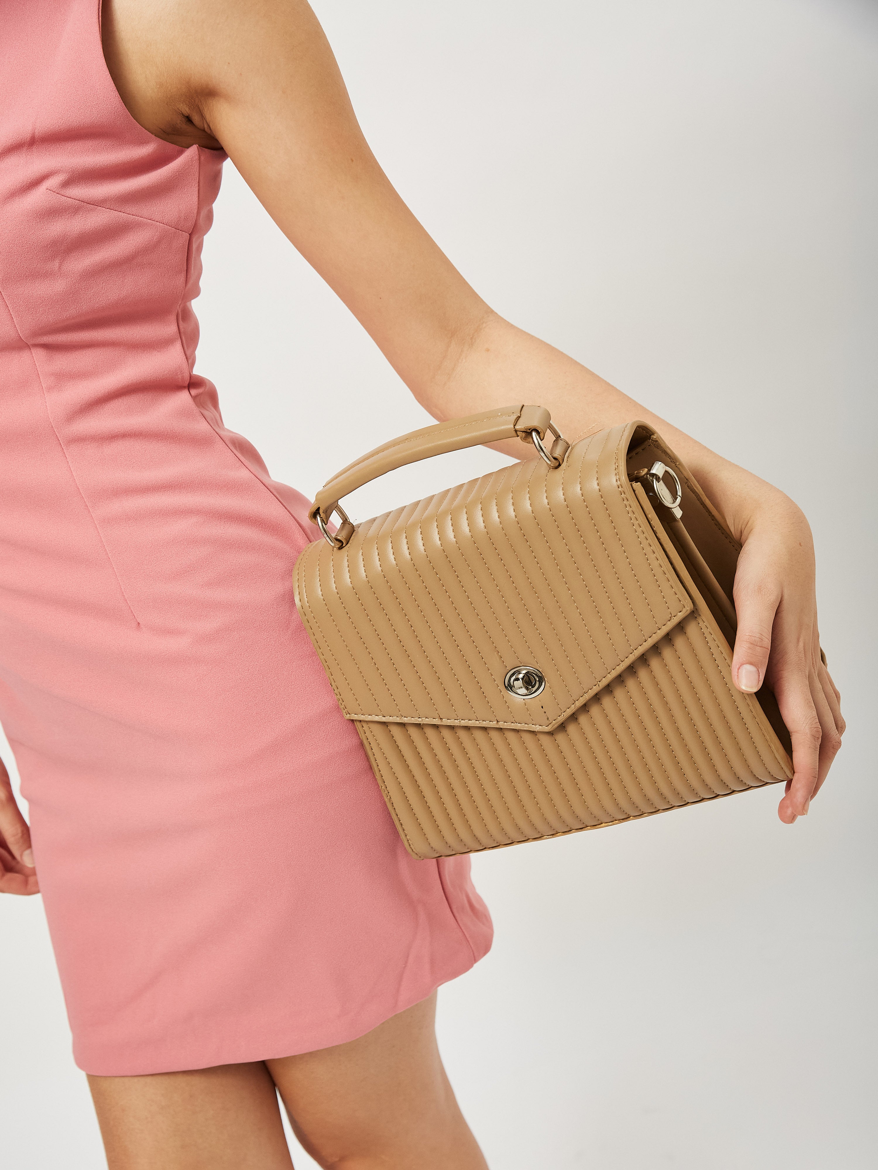 Fusion Beige Handbag for Women