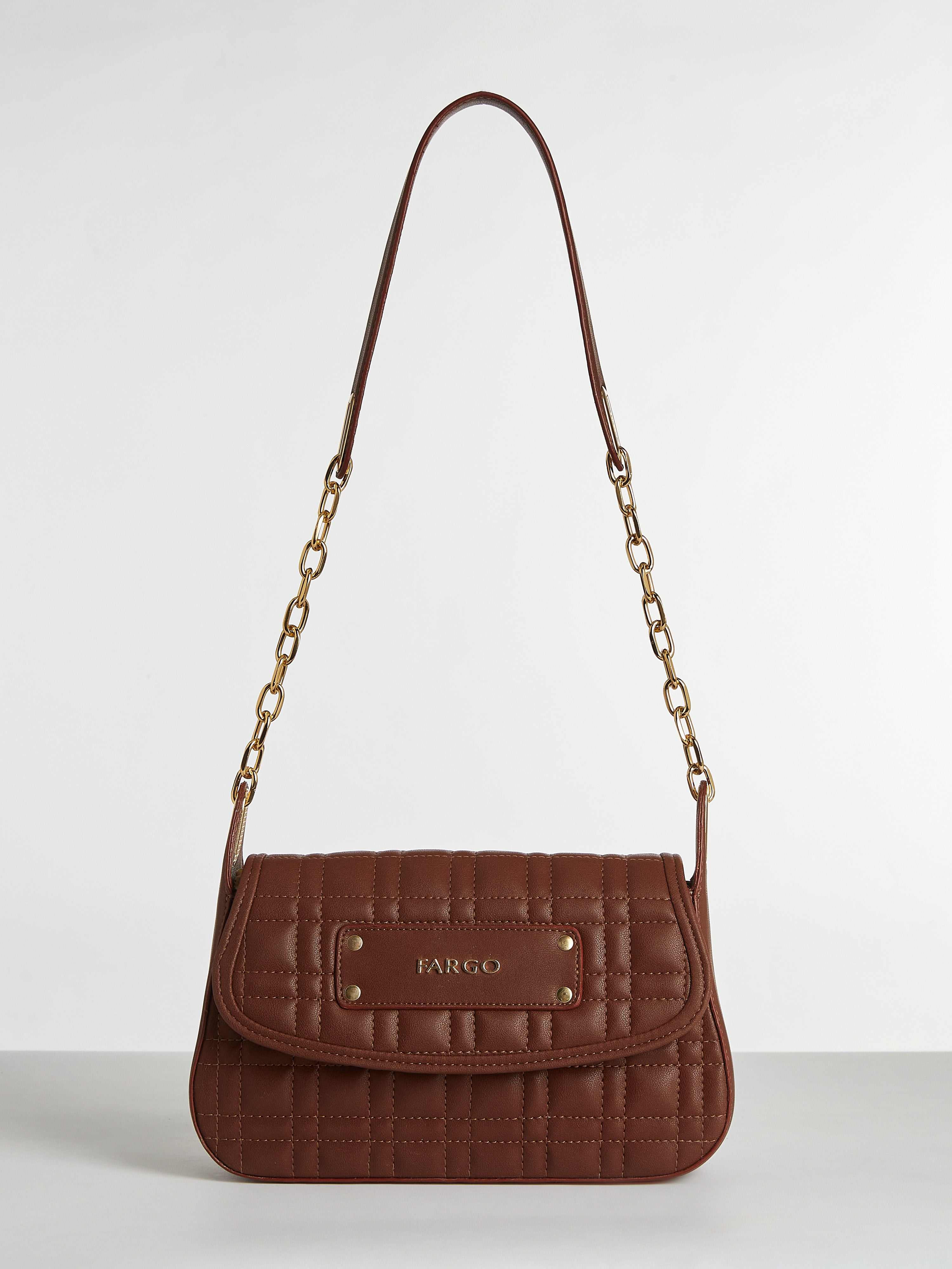 Aria Brown Shoulder Bag for Women