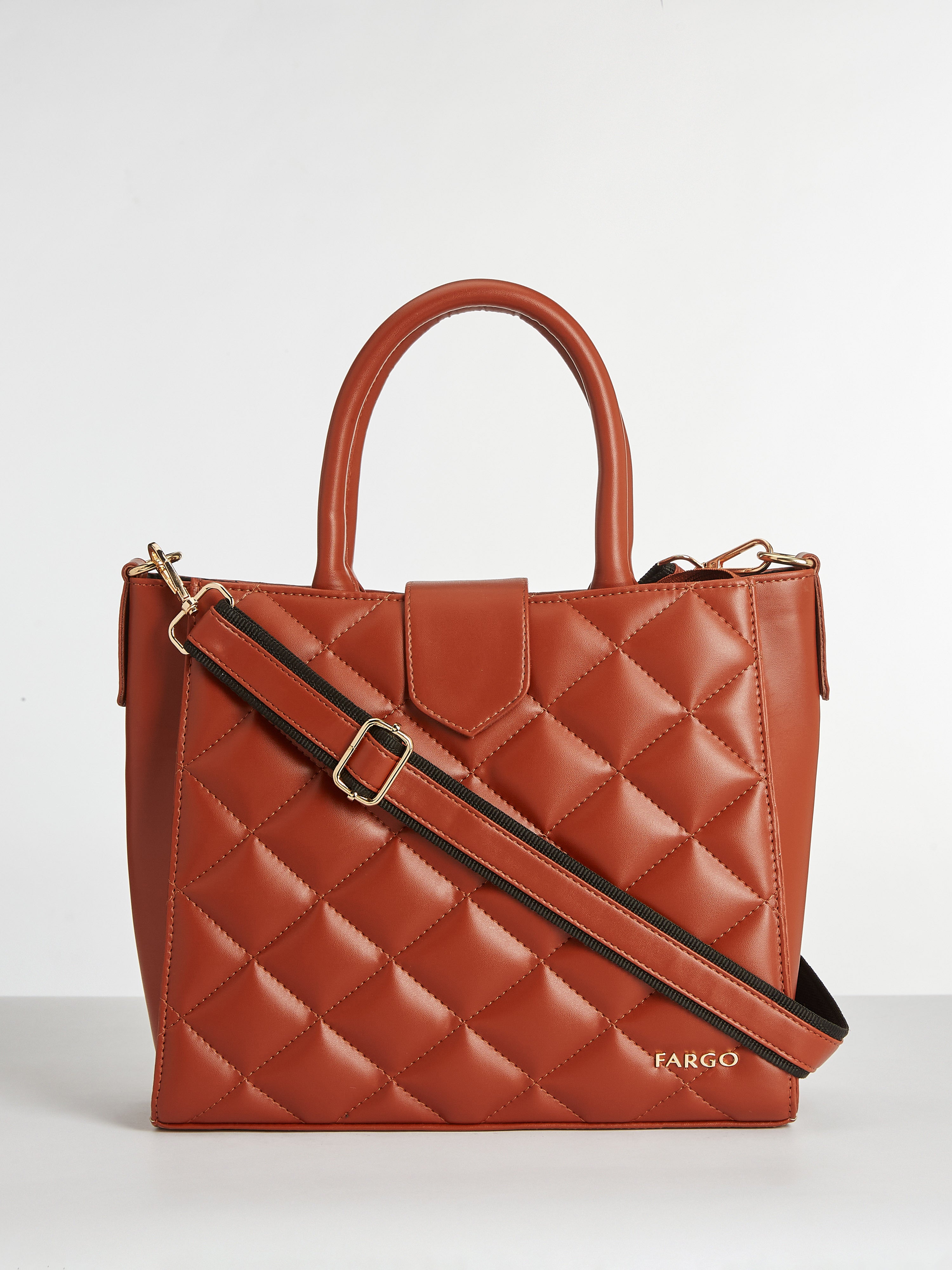 Hera Tan Quilted Handbag for Women