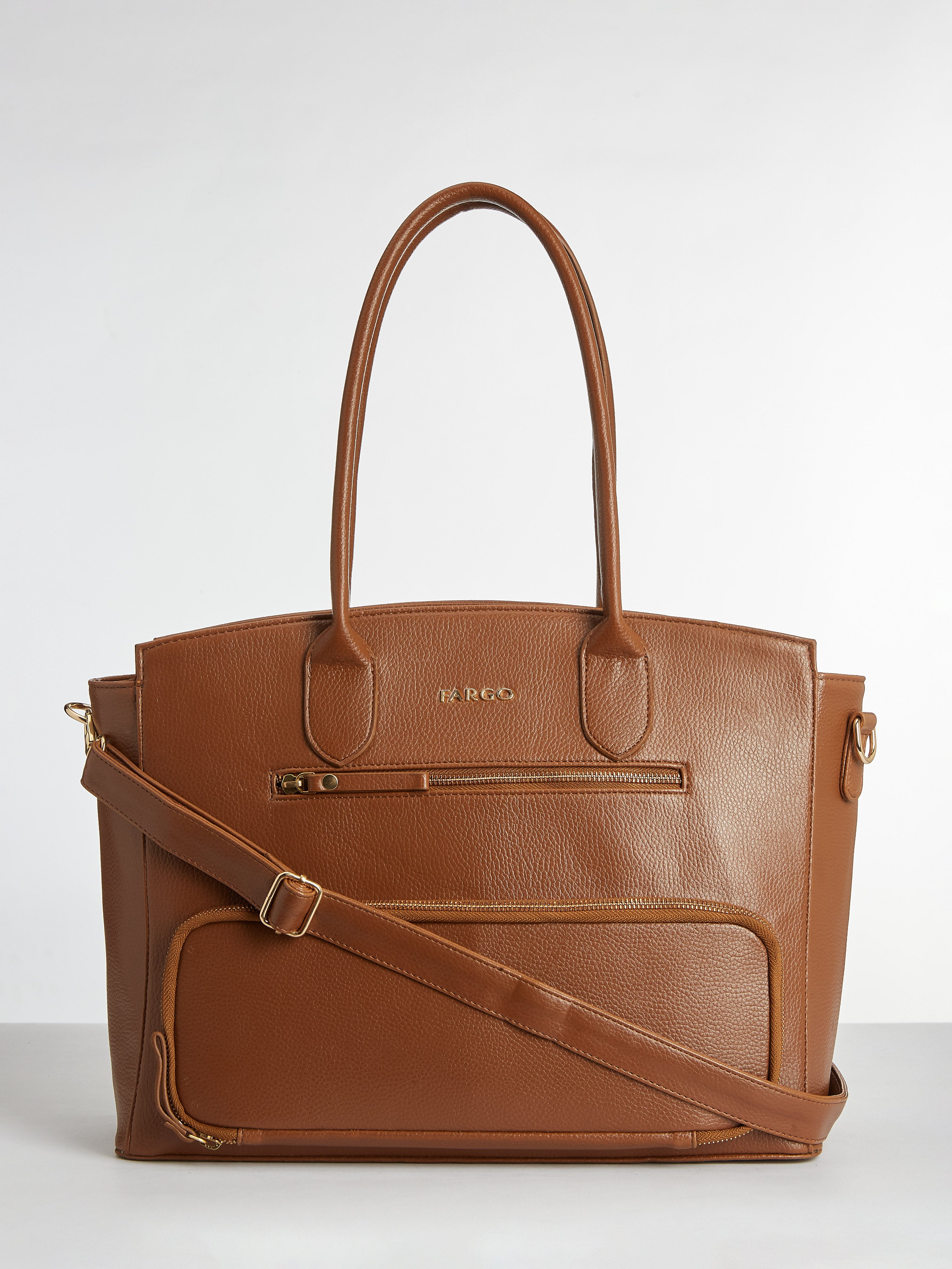 Ornate Tan Tote Bag for Women