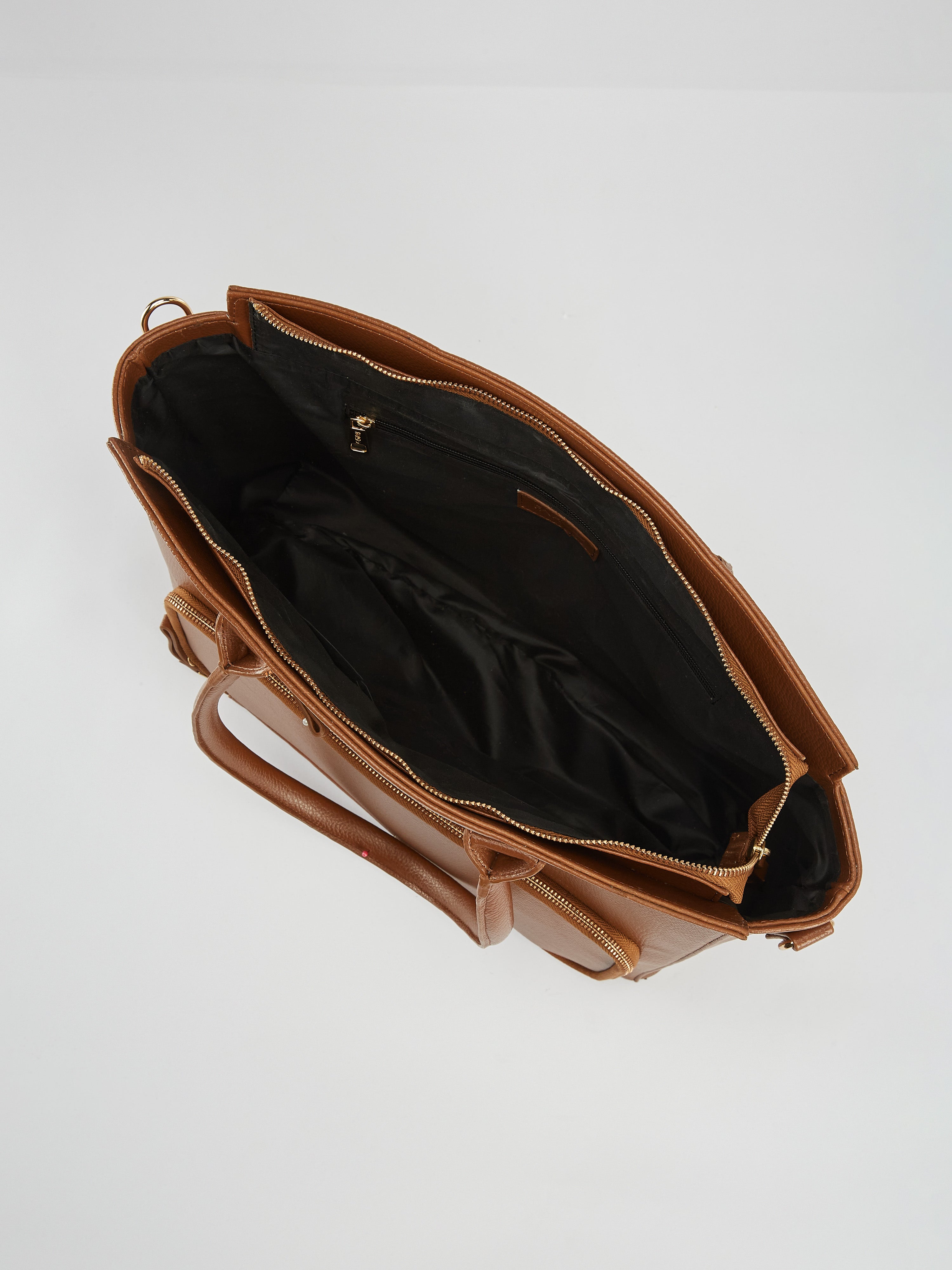 Ornate Tan Tote Bag for Women