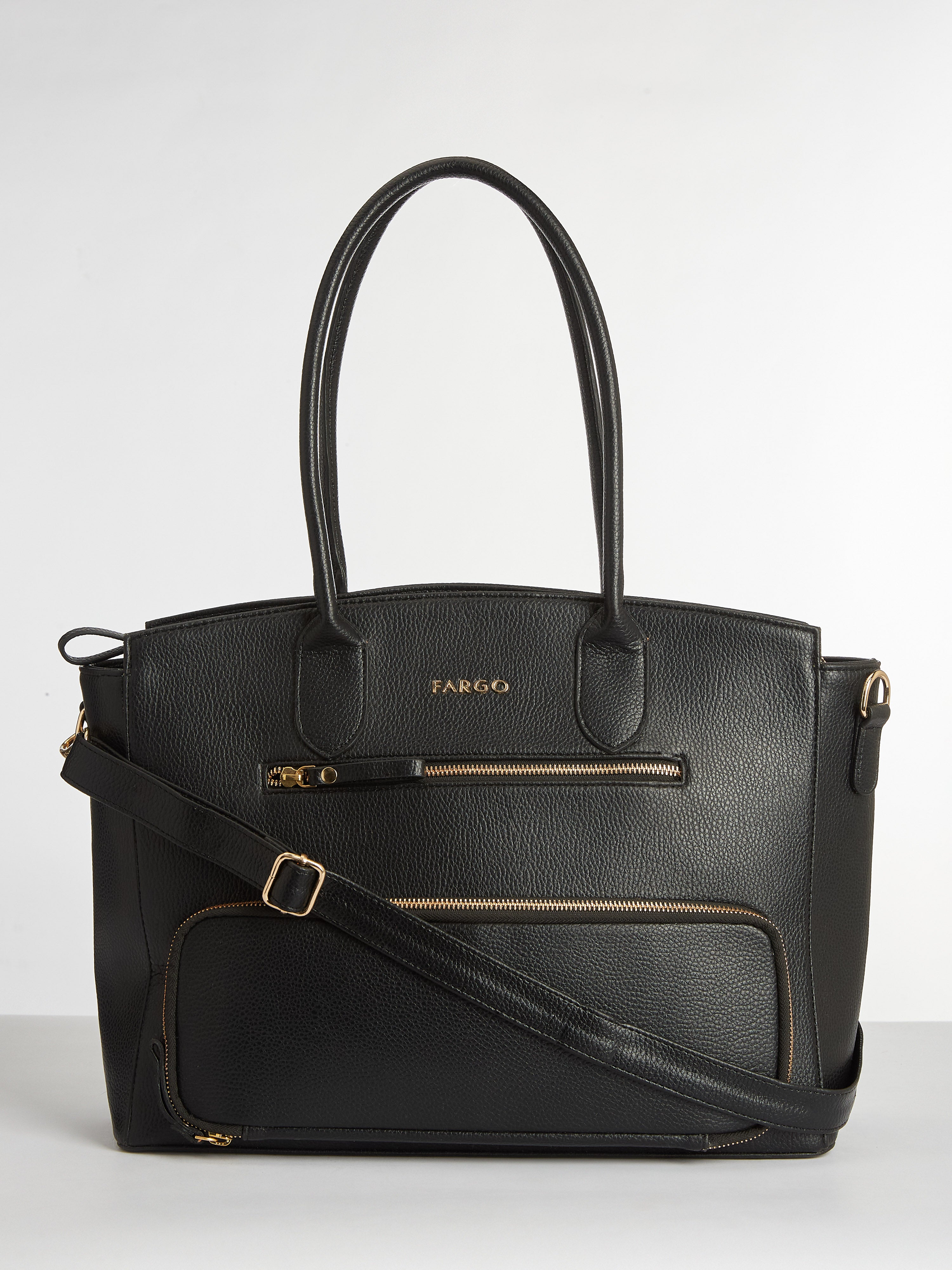 Ornate Black Tote Bag for Women