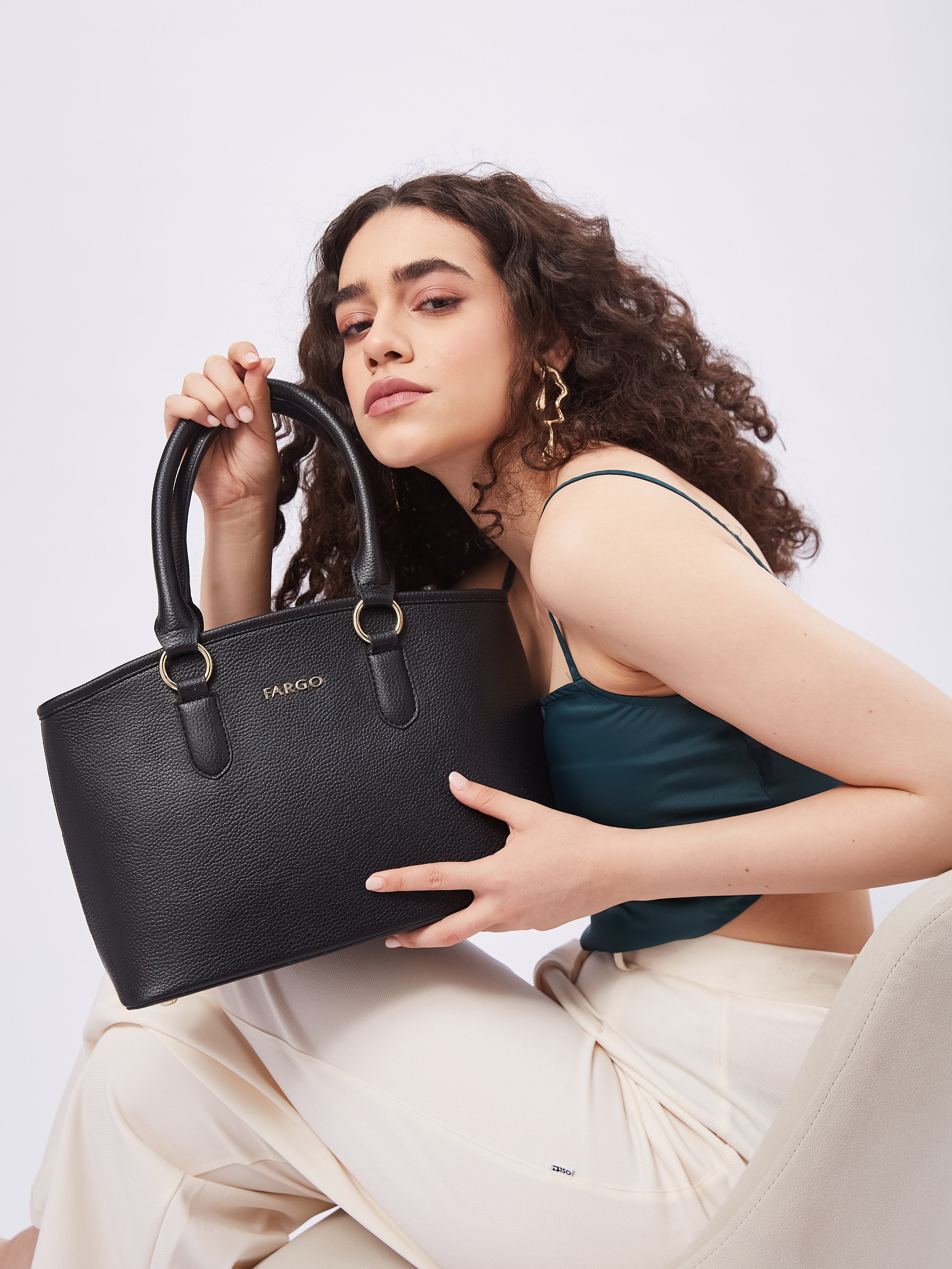 Valiant Black Handbag for Women