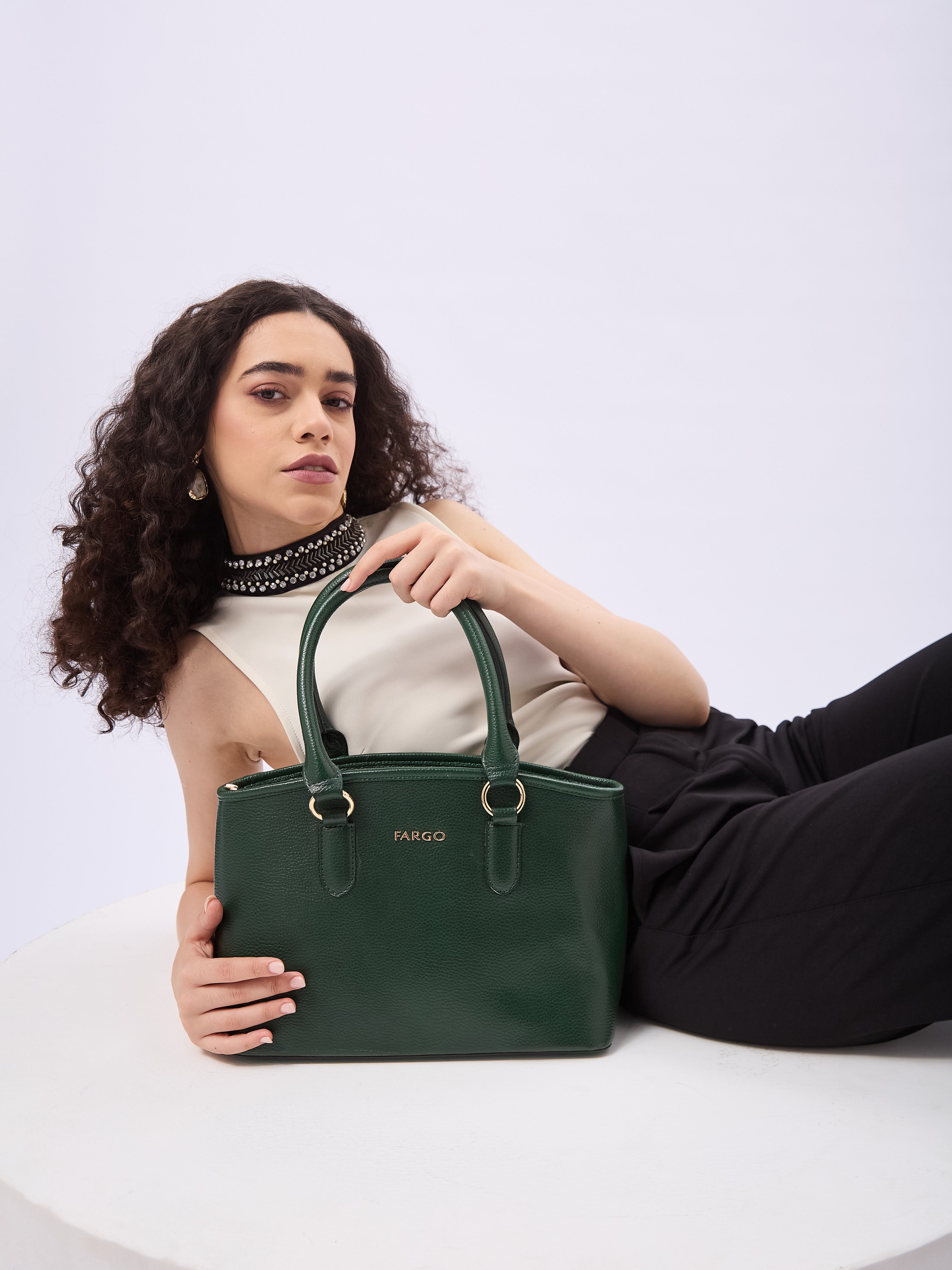 Valiant Green Handbag for Women