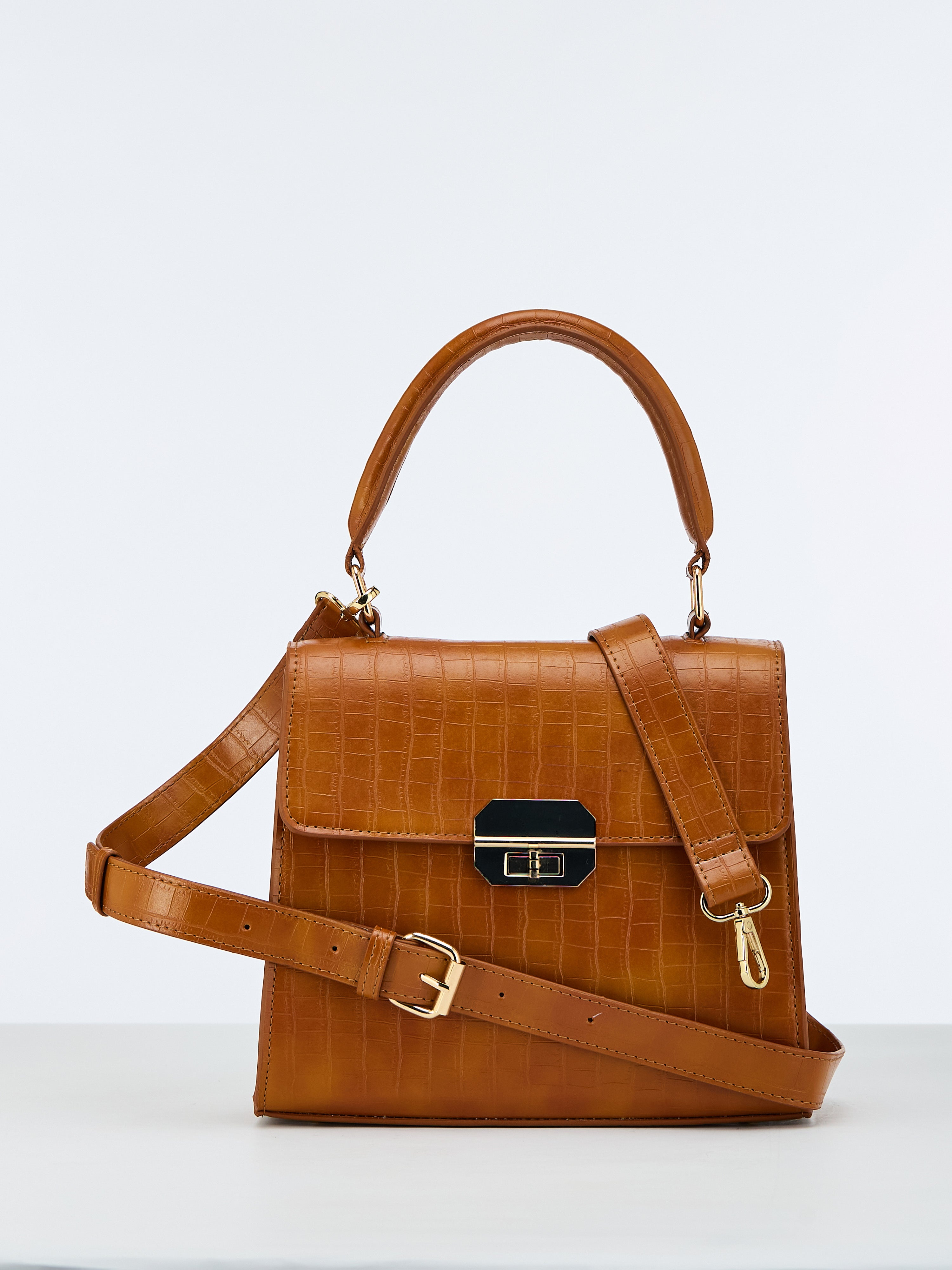 Dynasty Croco Handbag for Women
