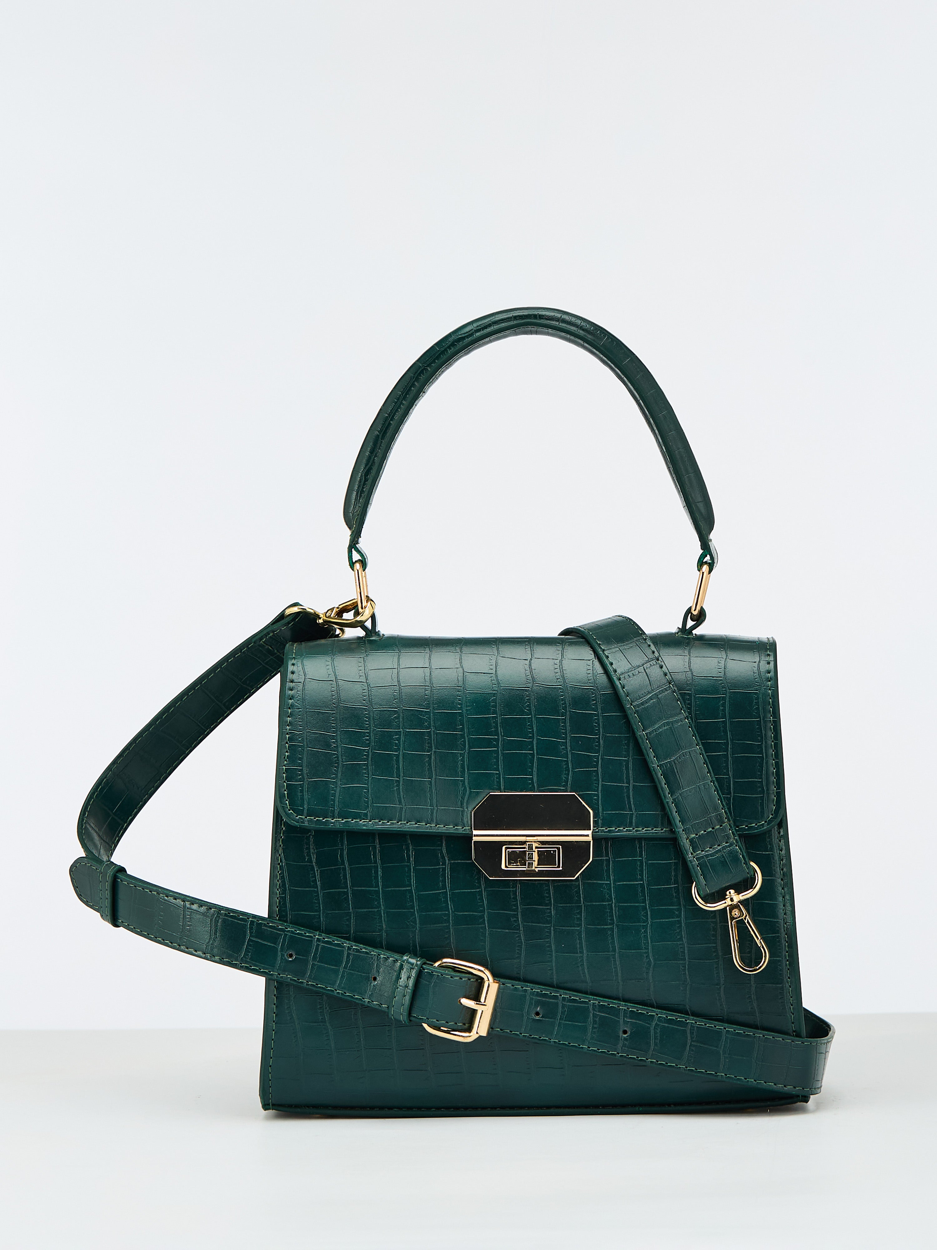Dynasty Croco Handbag for Women