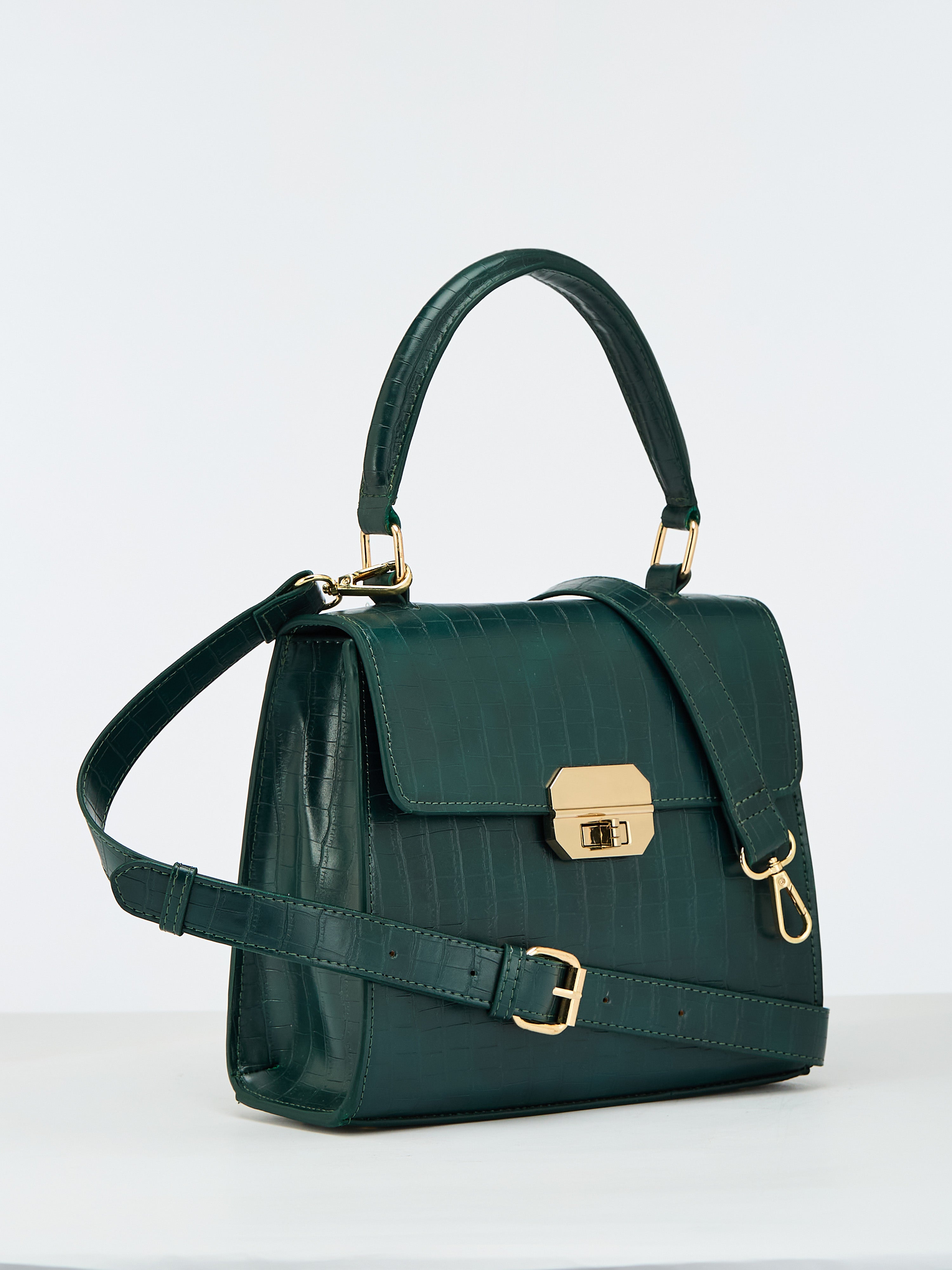 Dynasty Croco Handbag for Women