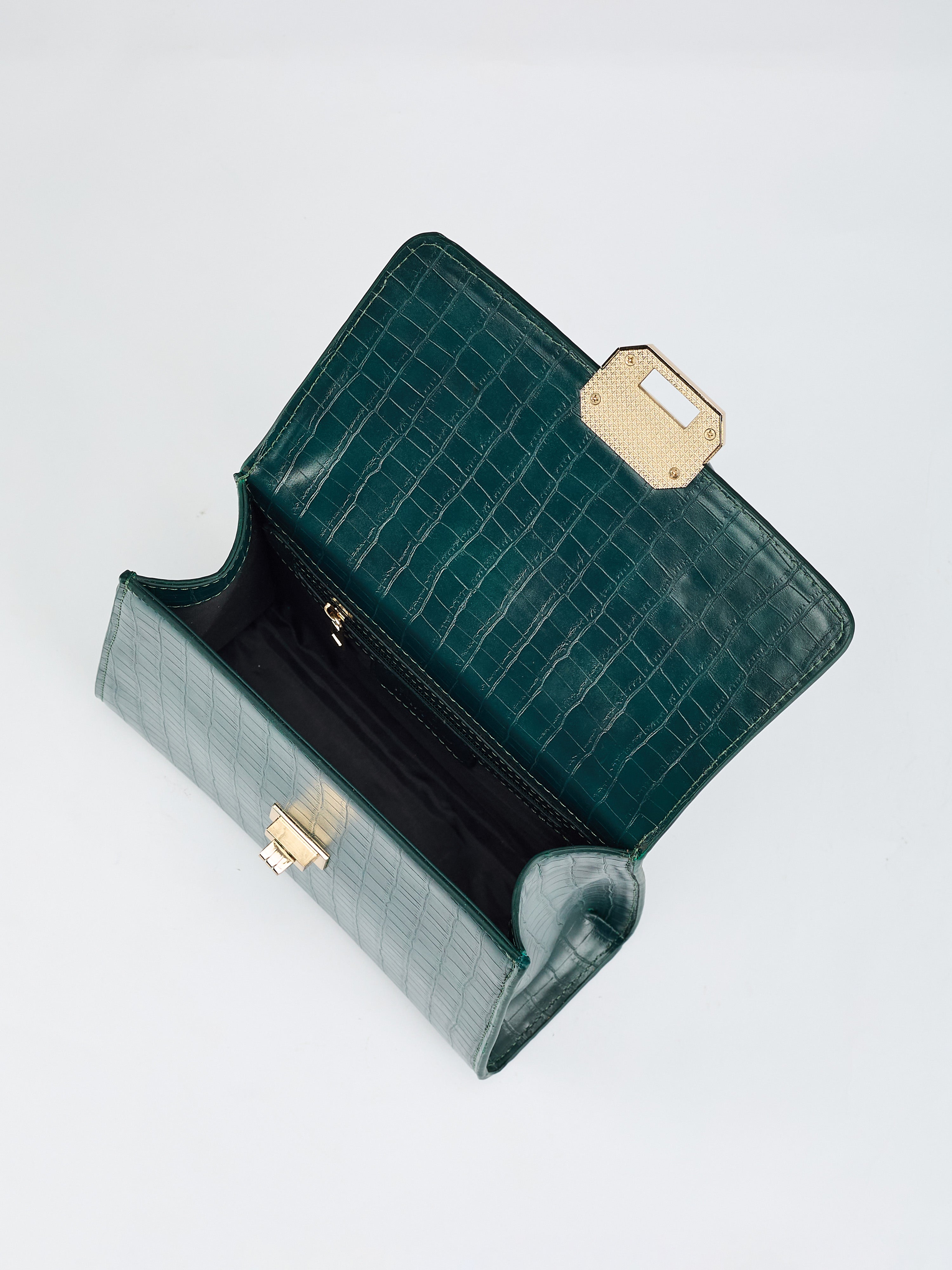 Dynasty Croco Handbag for Women