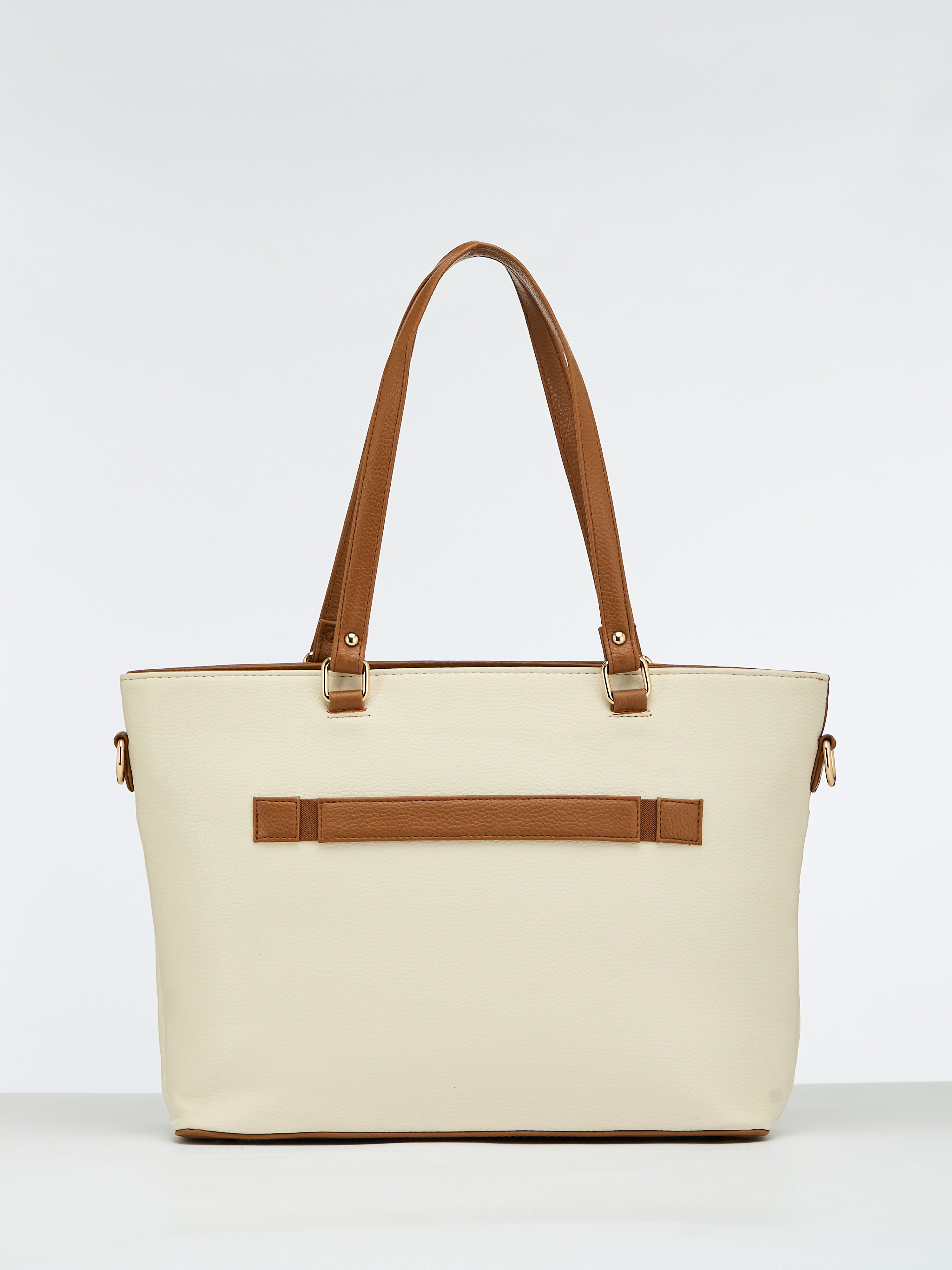 Arden Beige Tote Bag for Women