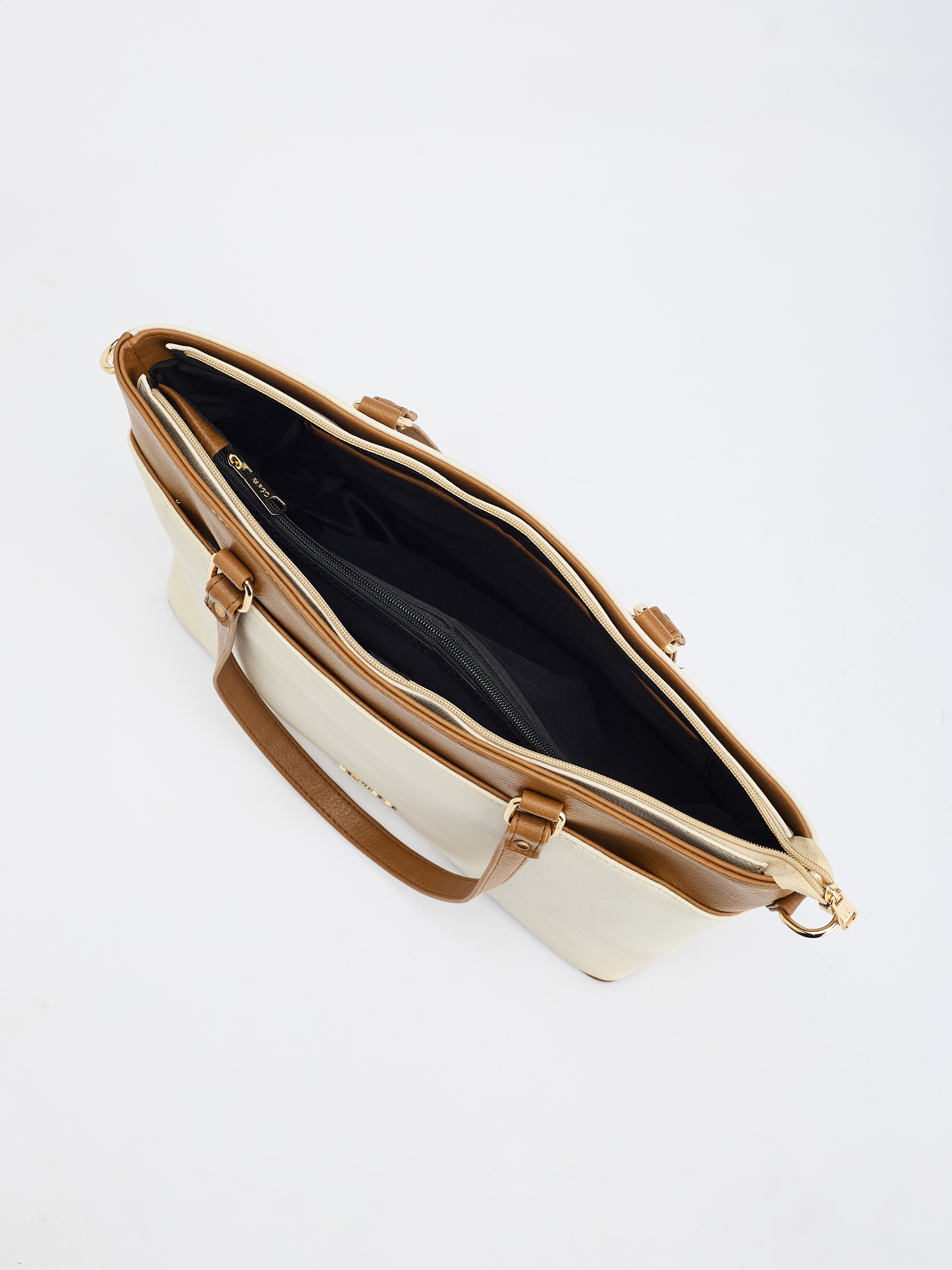 Arden Beige Tote Bag for Women