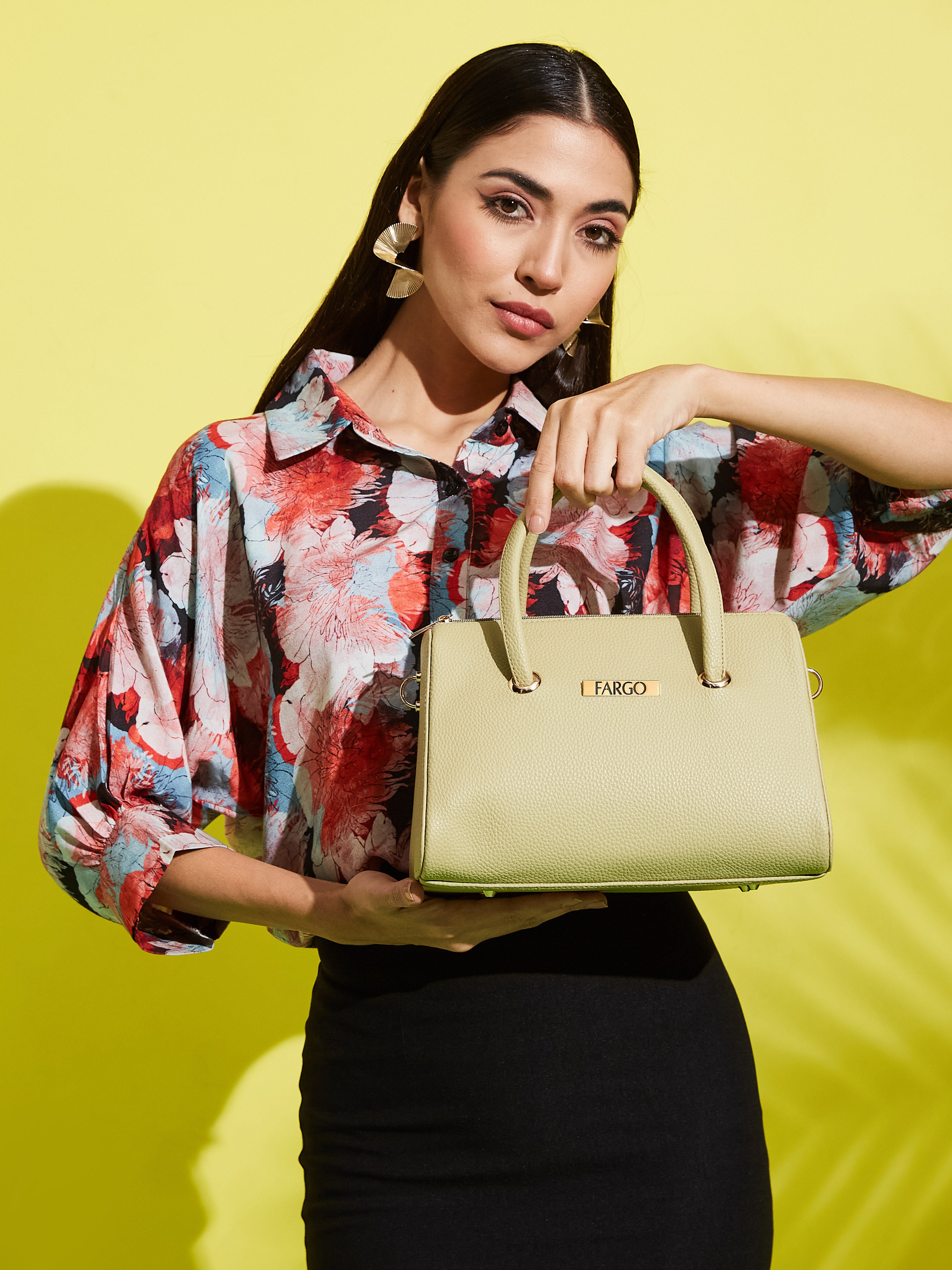 Vegan Leather Green Women's Mini Handbag