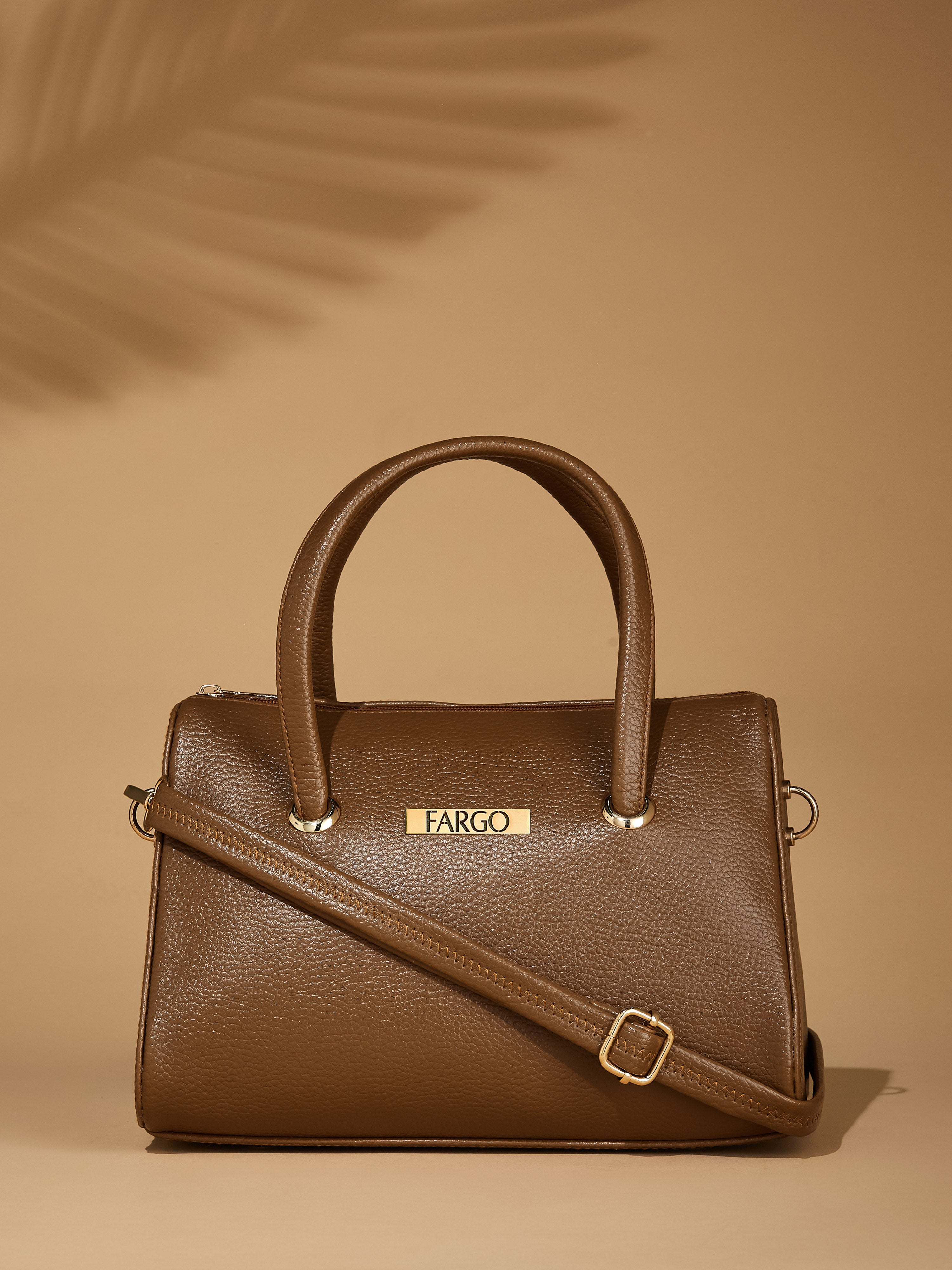 Vegan Leather Tan Women's Mini Handbag