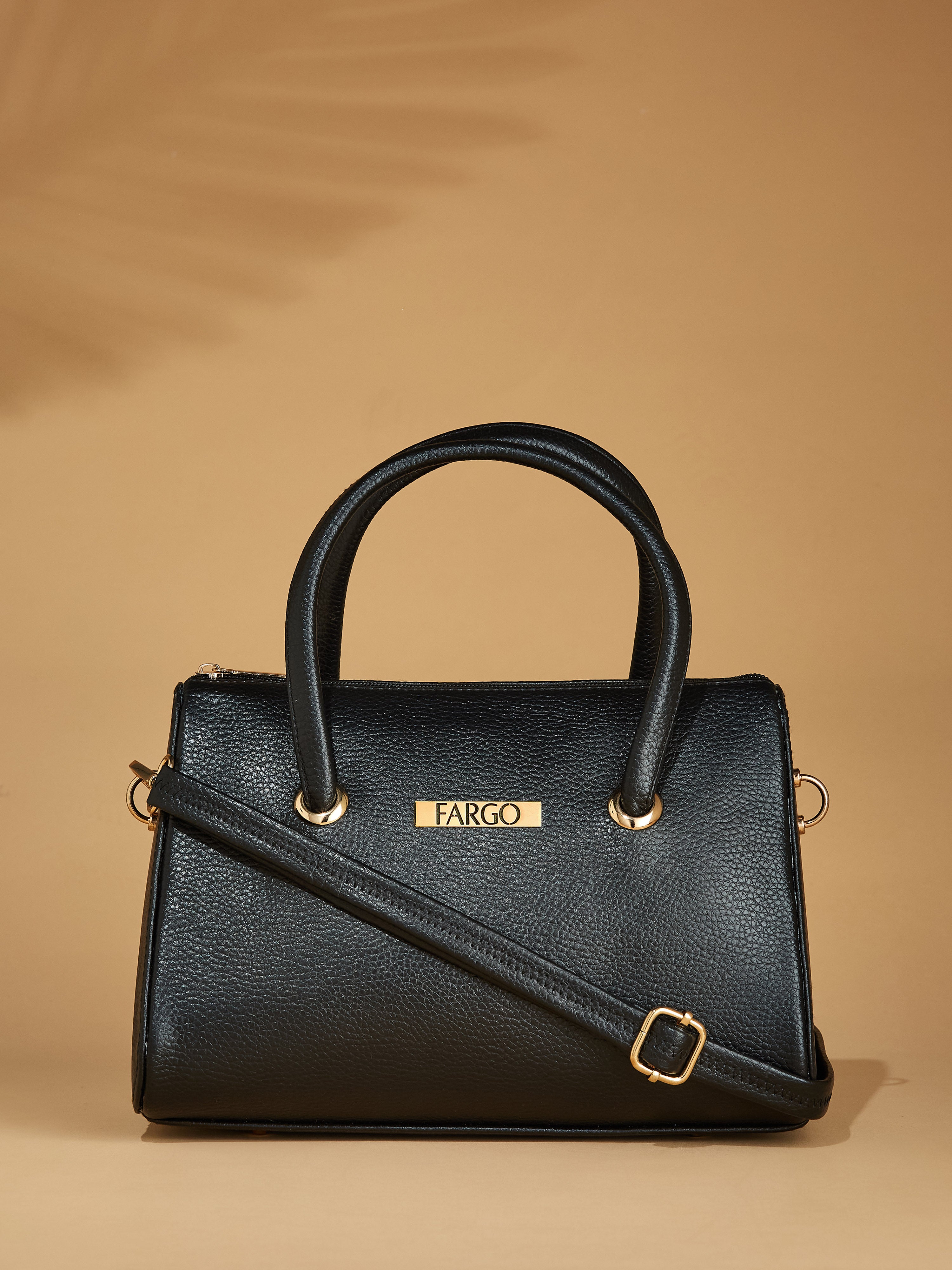 Vegan Leather Black Women's Mini Handbag