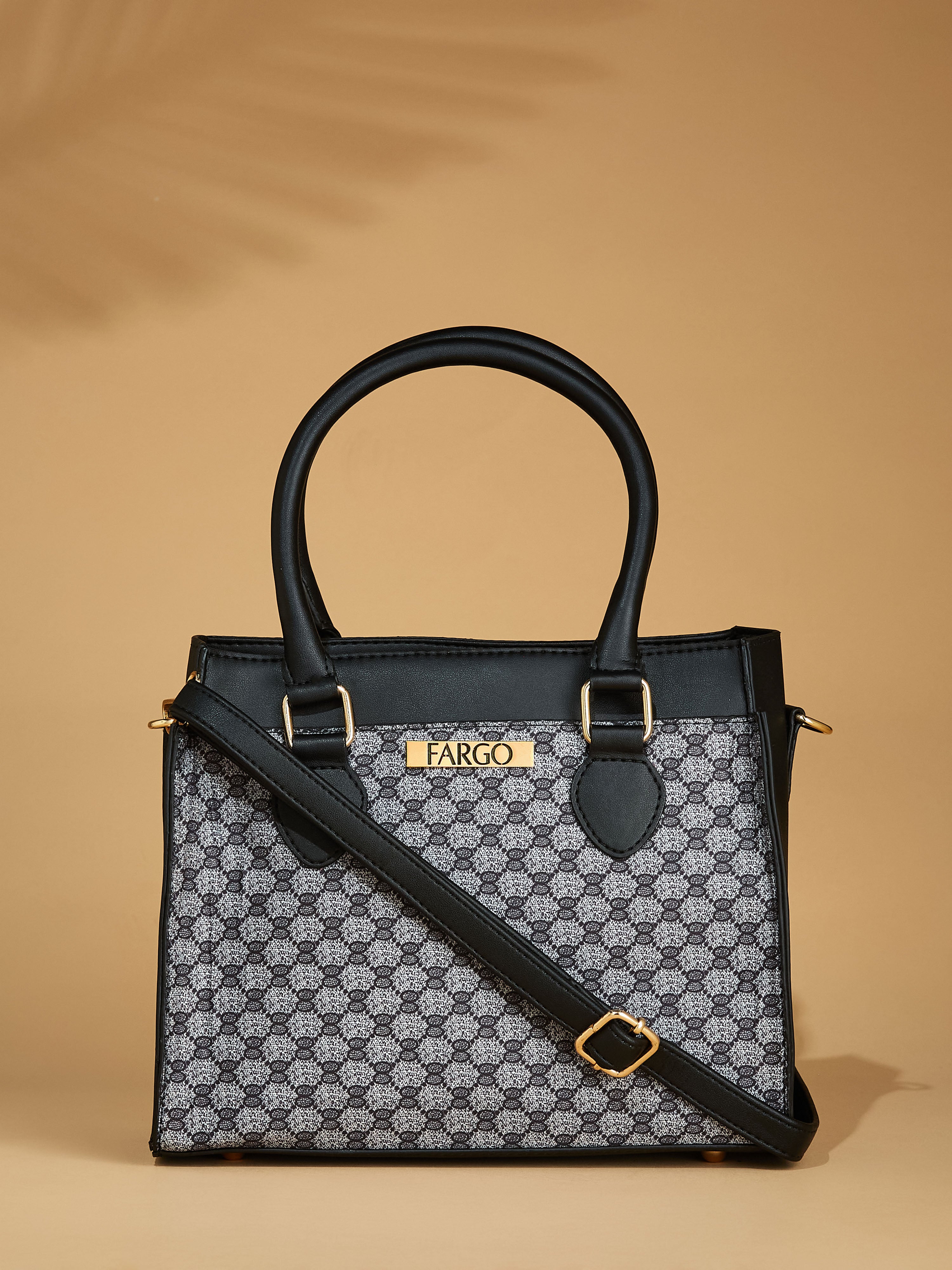 Vegan Leather Black Women's Handbag
